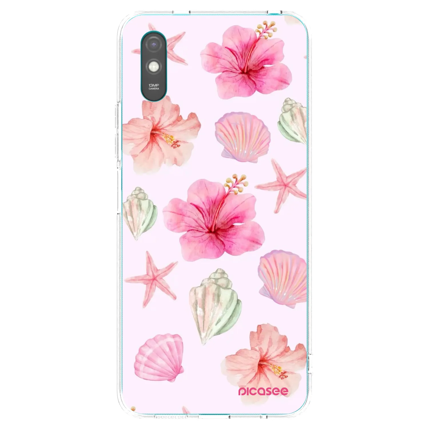 Picasee silikonski prozorni ovitek za Xiaomi Redmi 9A - Blush Lagoon