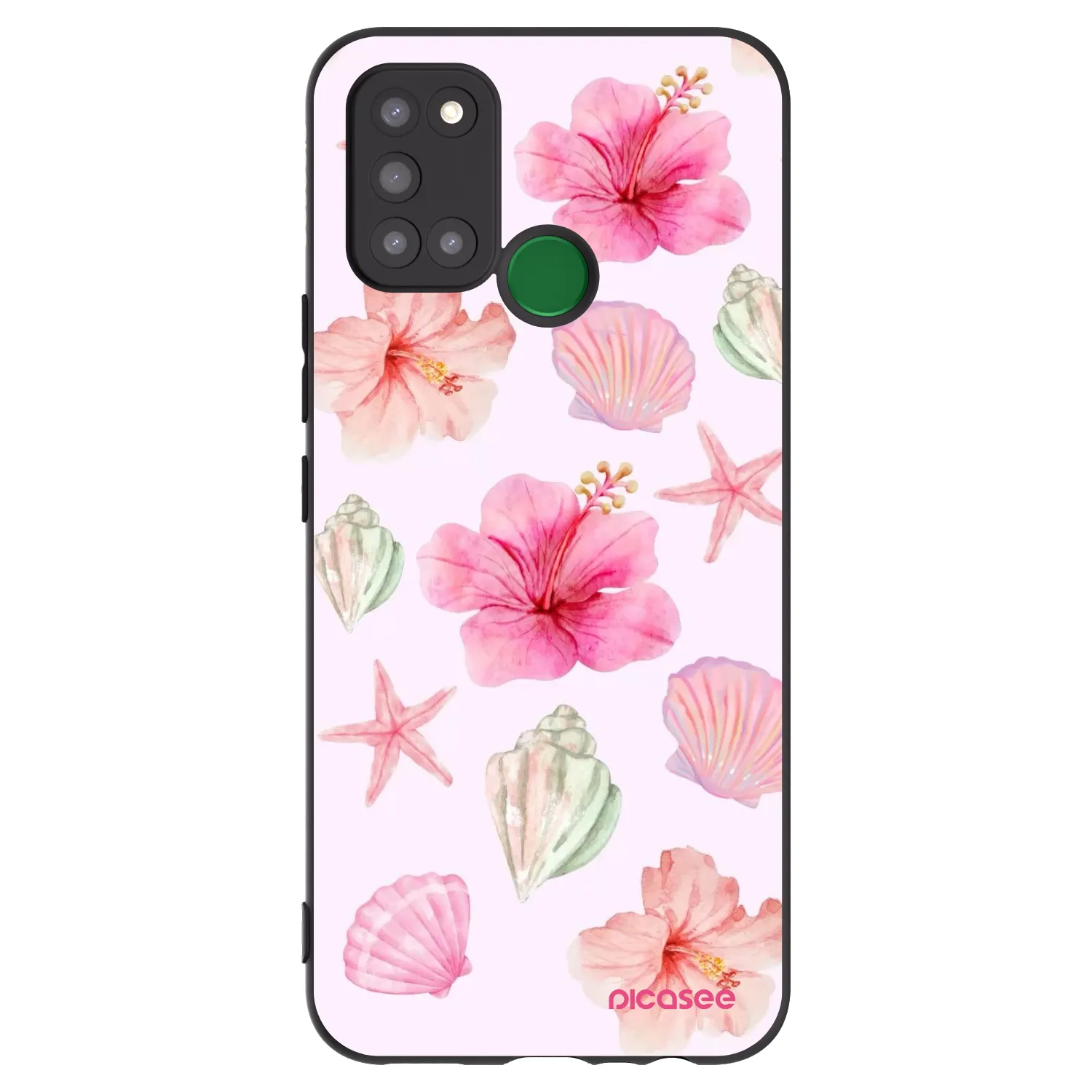 Picasee silikonski črni ovitek za Realme 7i - Blush Lagoon