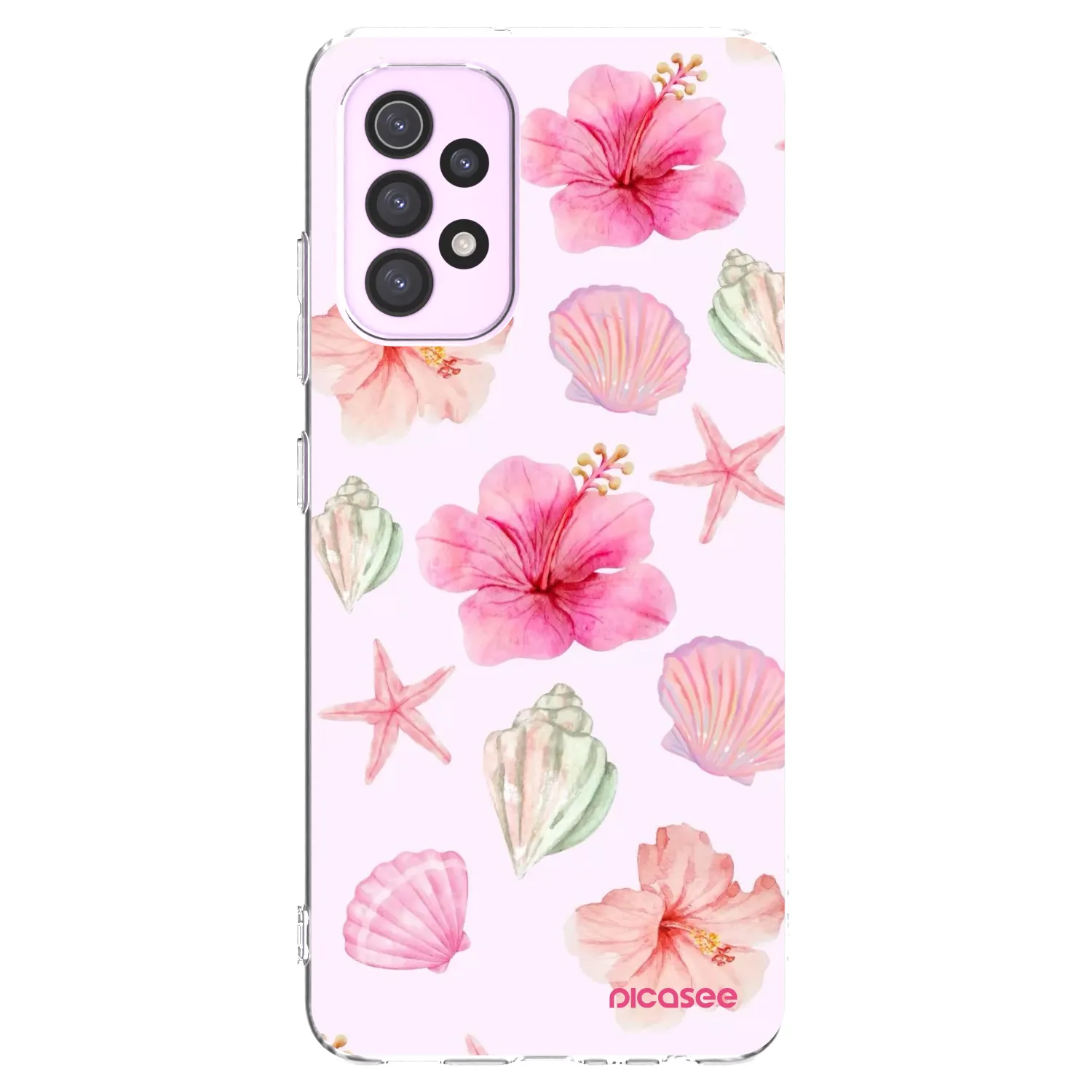 Picasee silikonski prozorni ovitek za Samsung Galaxy A32 5G A326B - Blush Lagoon