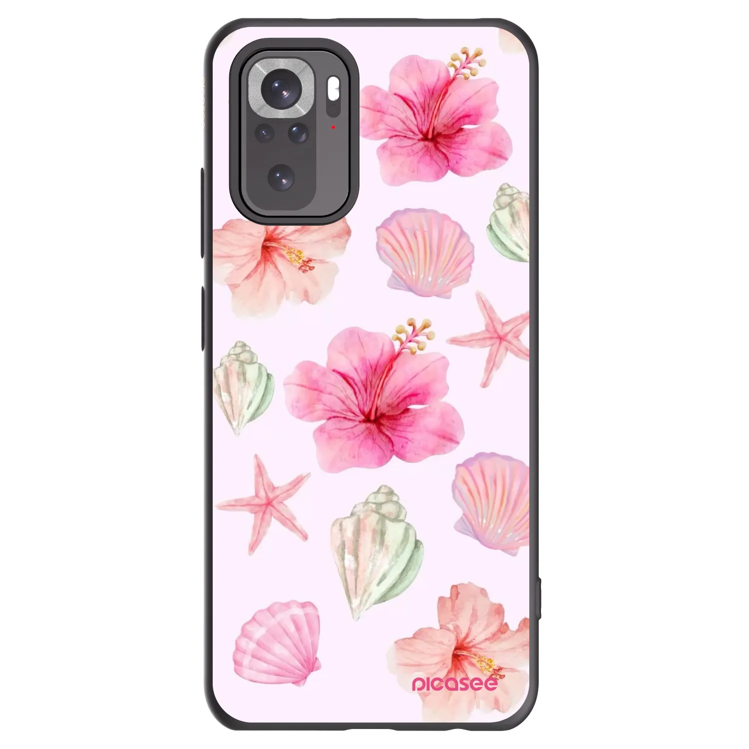 Picasee silikonski črni ovitek za Xiaomi Redmi Note 10S - Blush Lagoon