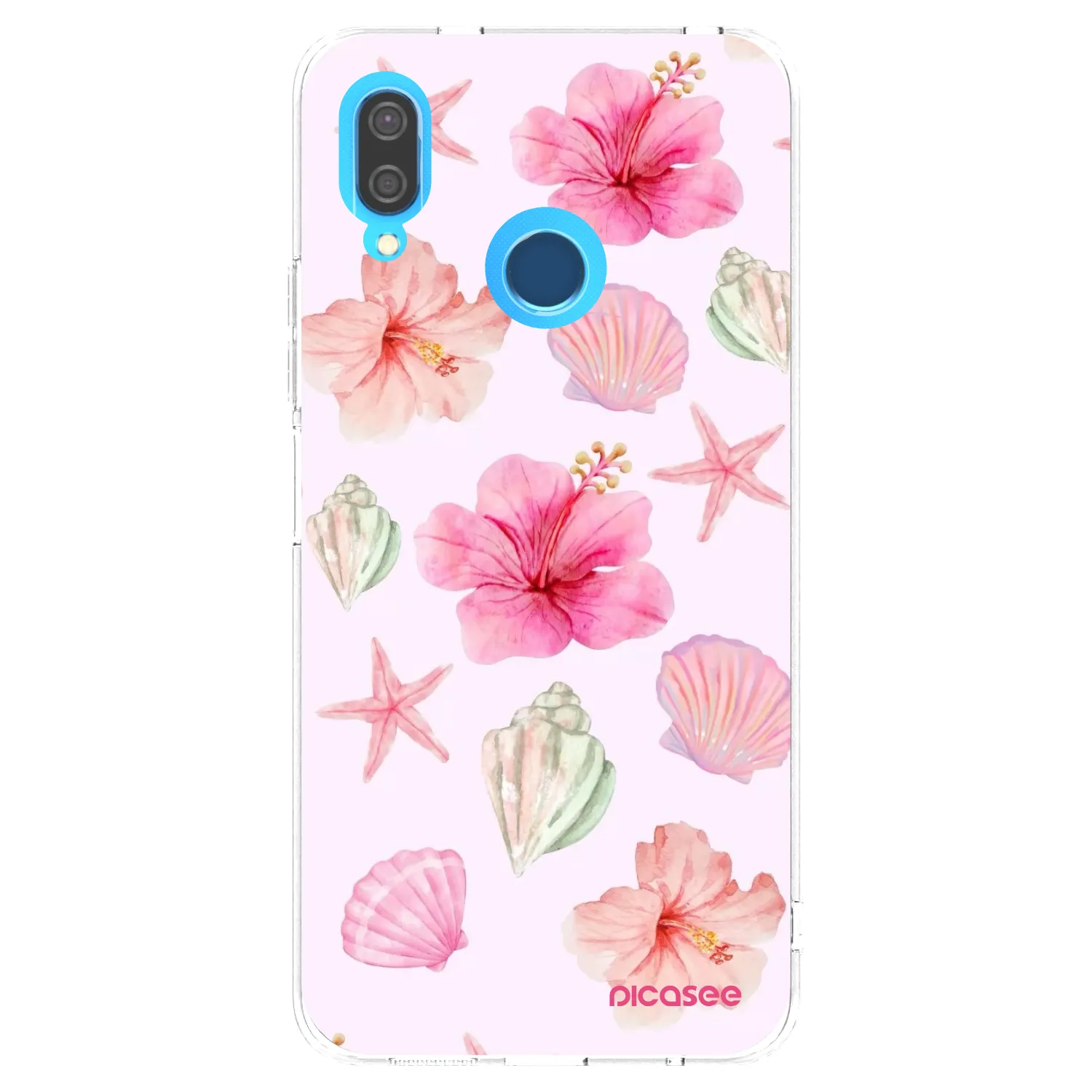 Picasee silikonski prozorni ovitek za Huawei P20 Lite - Blush Lagoon