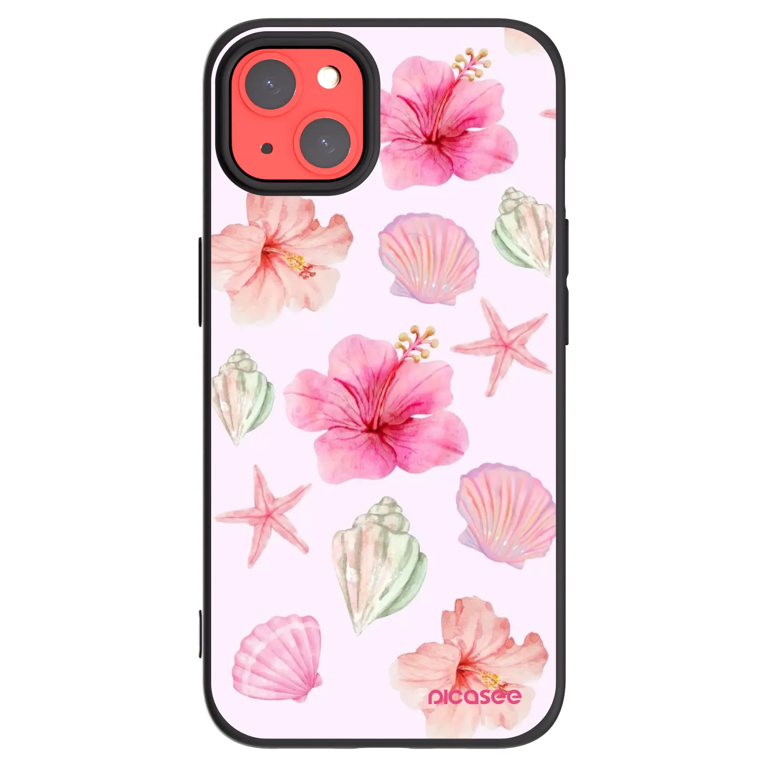 Picasee silikonski črni ovitek za Apple iPhone 13 - Blush Lagoon