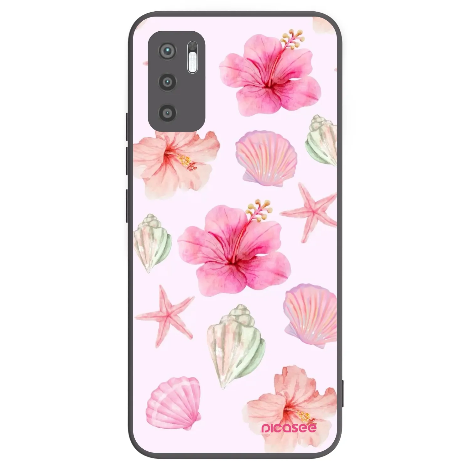 Picasee silikonski črni ovitek za Xiaomi Redmi Note 10 5G - Blush Lagoon