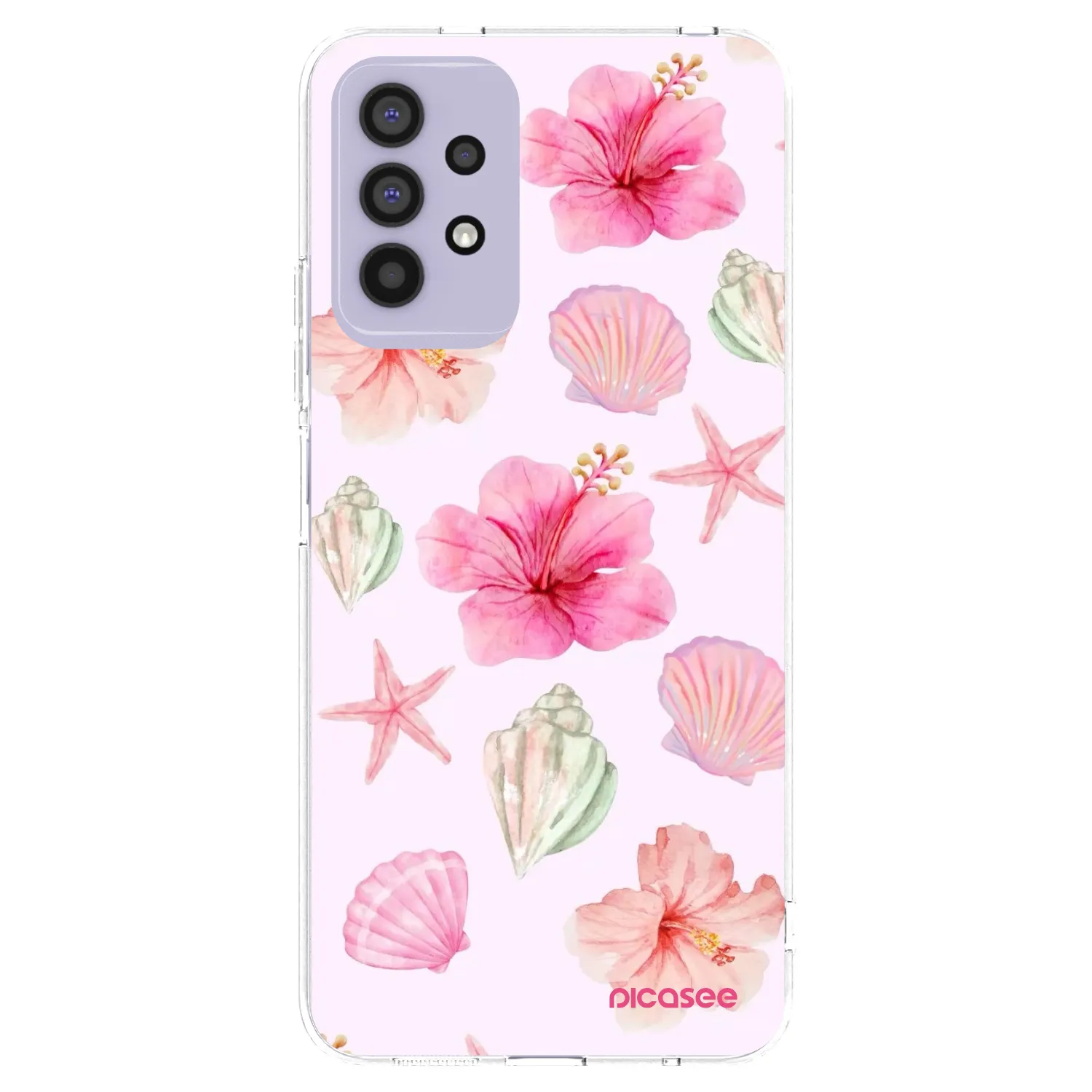 Picasee silikonski prozorni ovitek za Samsung Galaxy A32 4G SM-A325F - Blush Lagoon