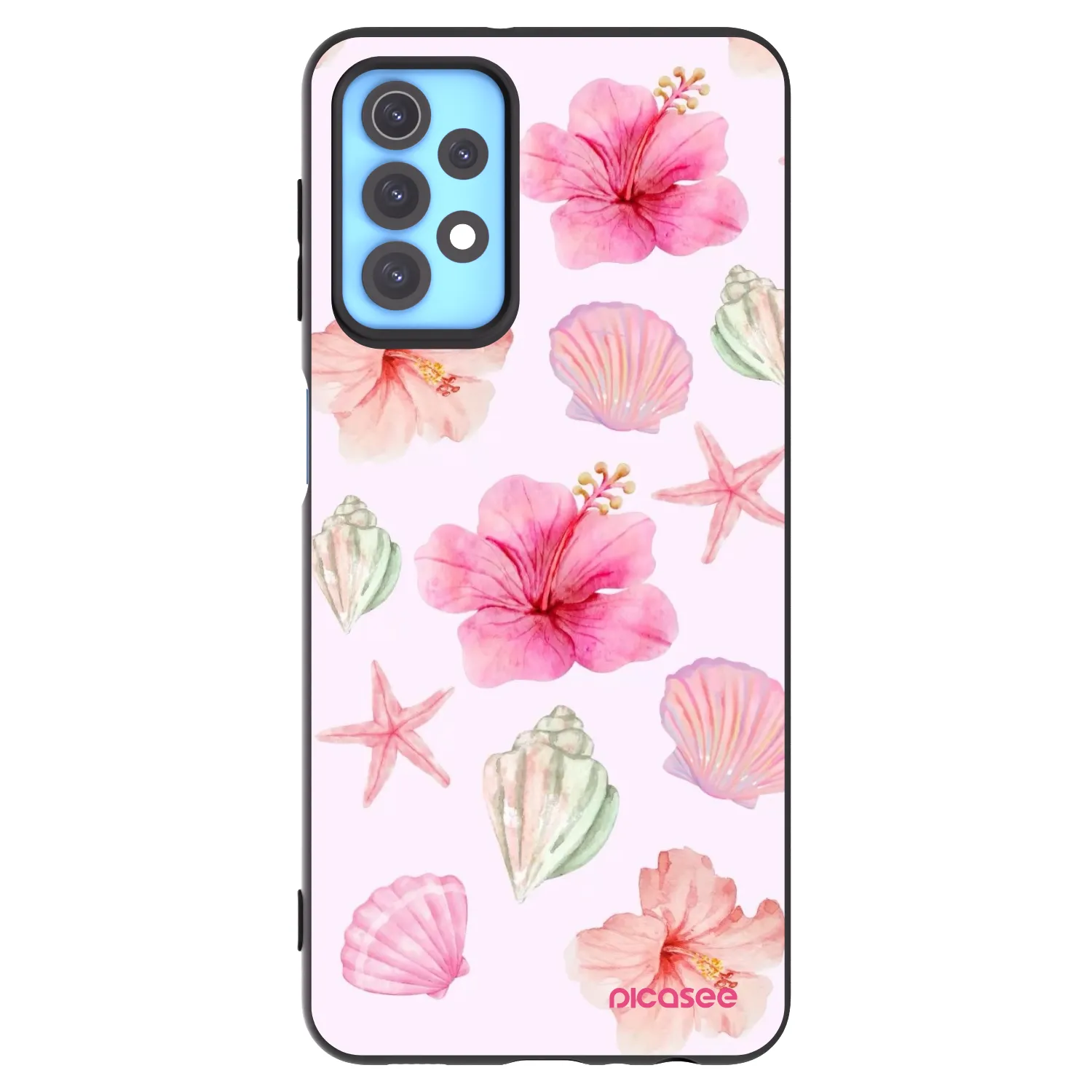 Picasee silikonski črni ovitek za Samsung Galaxy A32 4G SM-A325F - Blush Lagoon