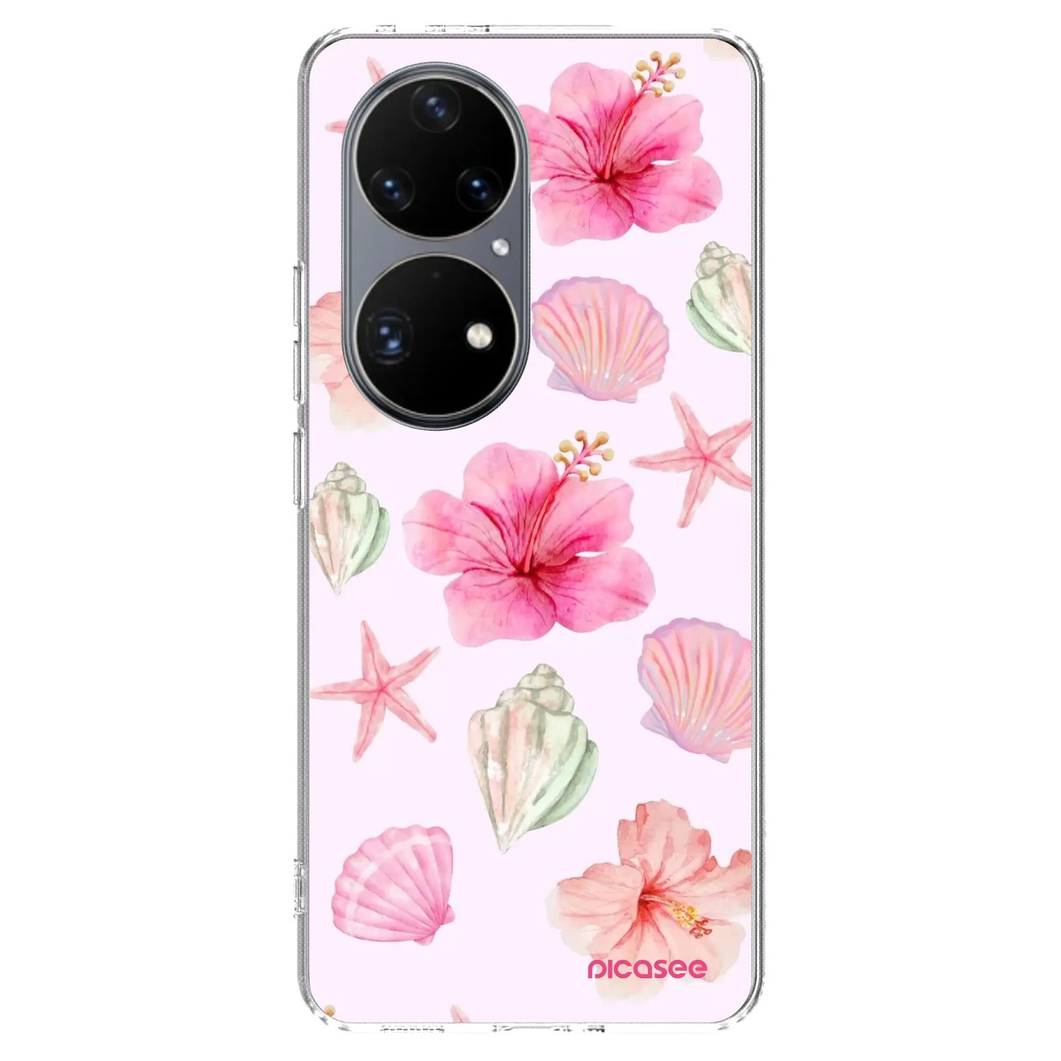 Picasee silikonski prozorni ovitek za Huawei P50 - Blush Lagoon