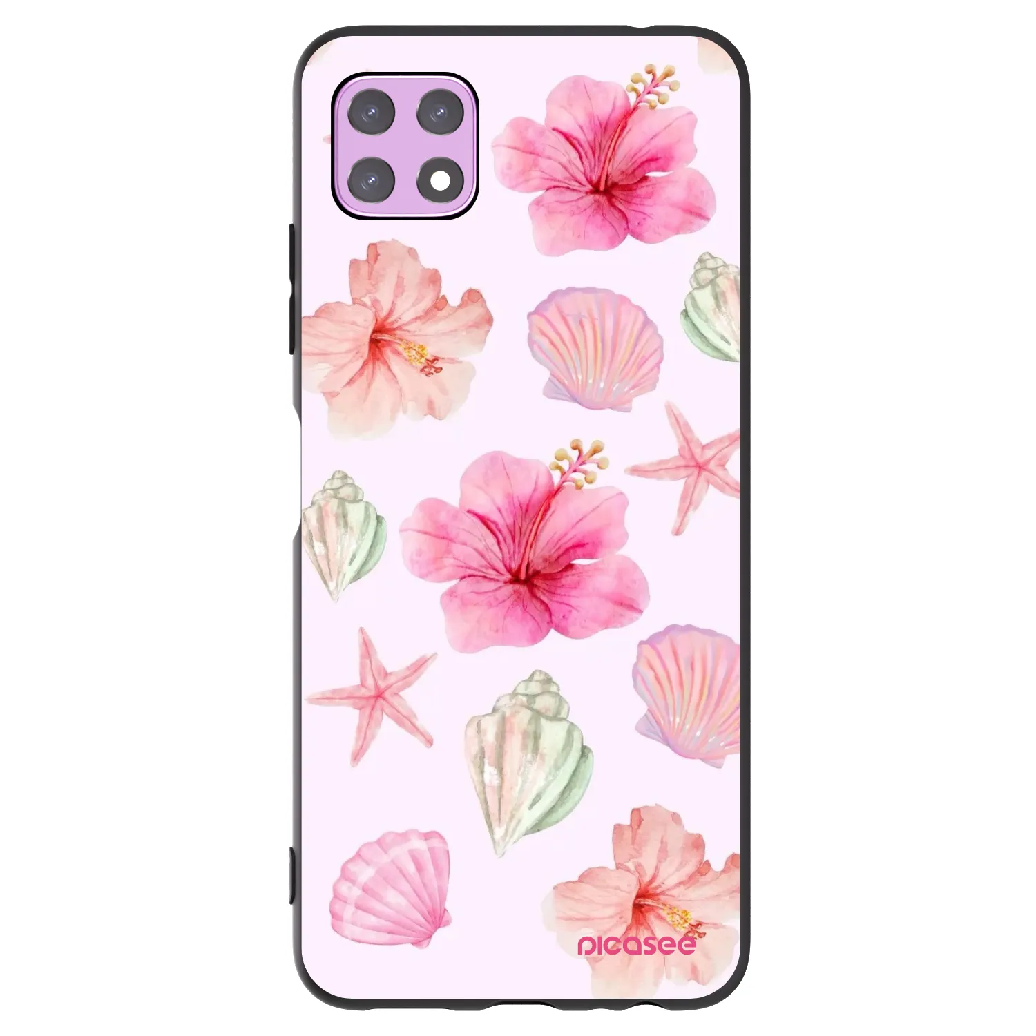 Picasee silikonski črni ovitek za Samsung Galaxy A22 A226B 5G - Blush Lagoon