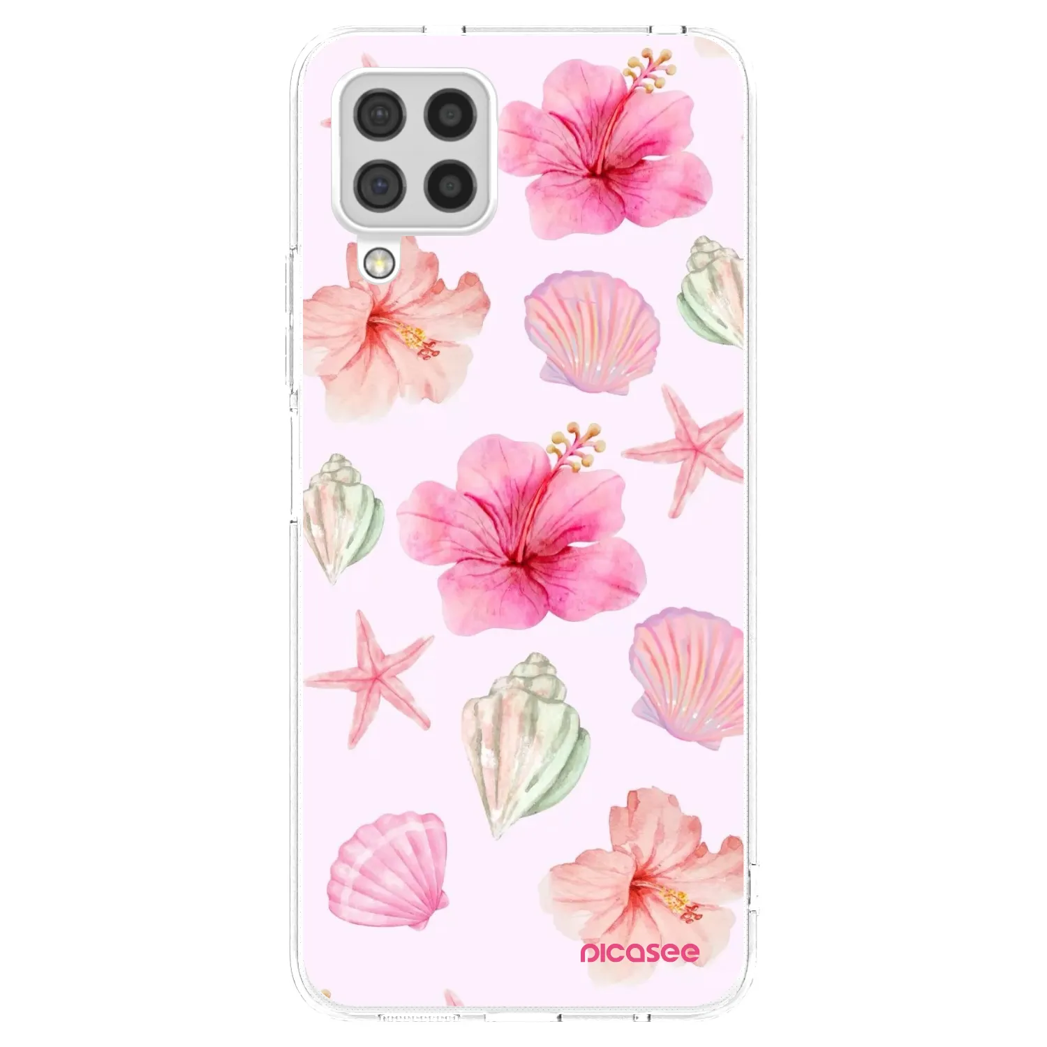 Picasee silikonski prozorni ovitek za Samsung Galaxy A22 A225F 4G - Blush Lagoon