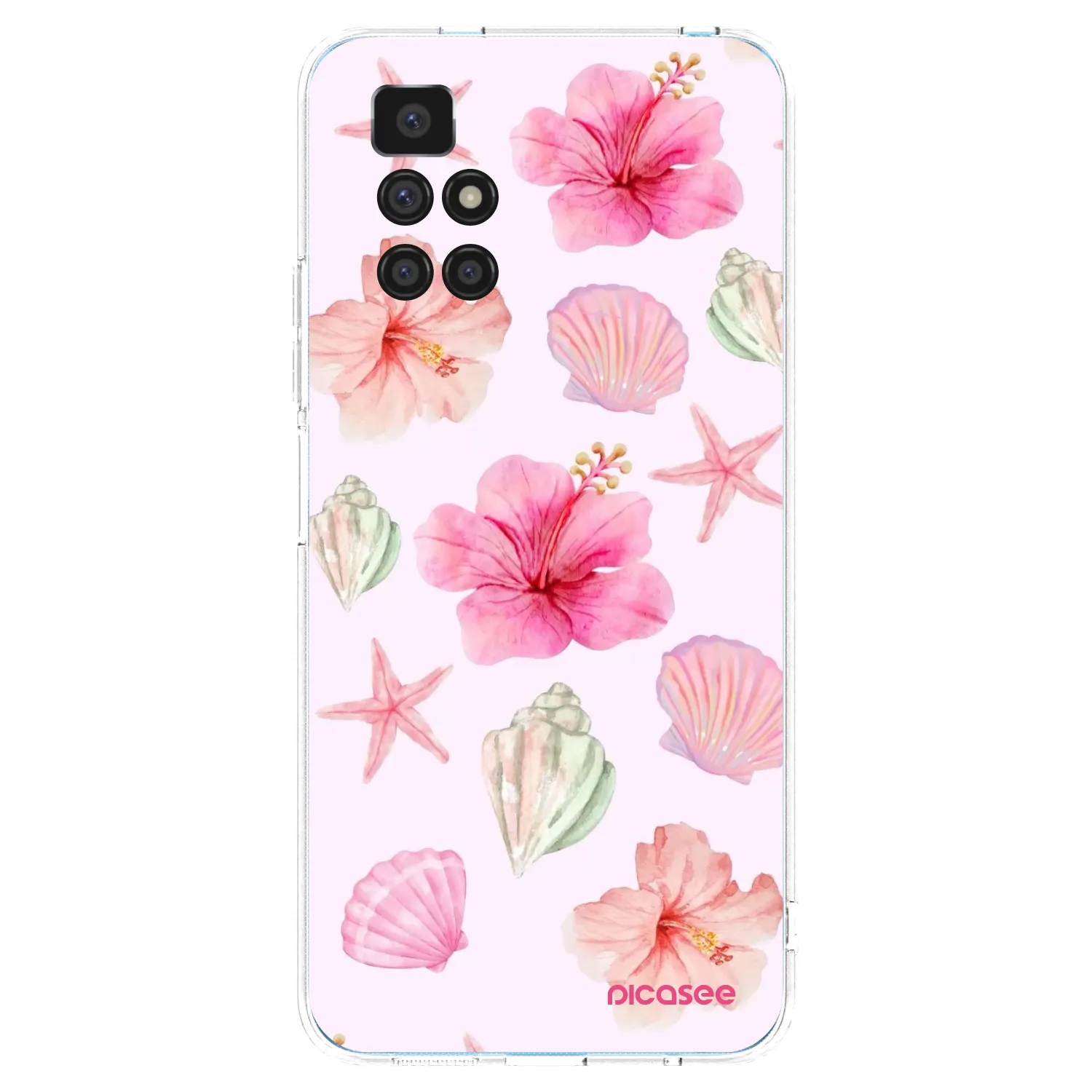 Picasee silikonski prozorni ovitek za Xiaomi Redmi 10 - Blush Lagoon