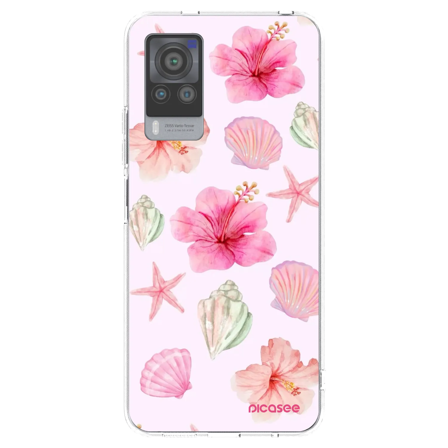 Picasee silikonski prozorni ovitek za Vivo X60 Pro 5G - Blush Lagoon