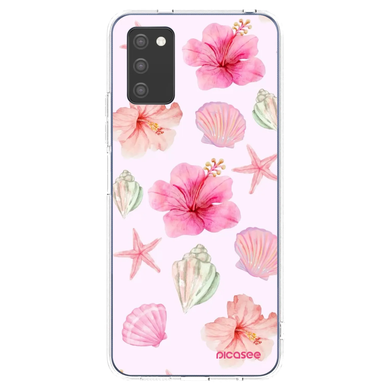 Picasee silikonski prozorni ovitek za Samsung Galaxy A03s A037G - Blush Lagoon