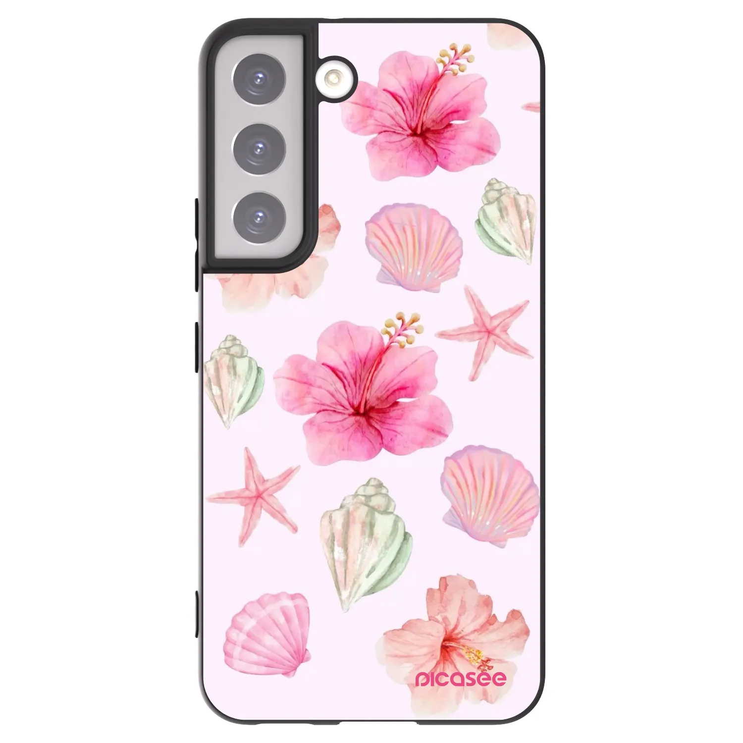 Picasee silikonski črni ovitek za Samsung Galaxy S22 5G - Blush Lagoon