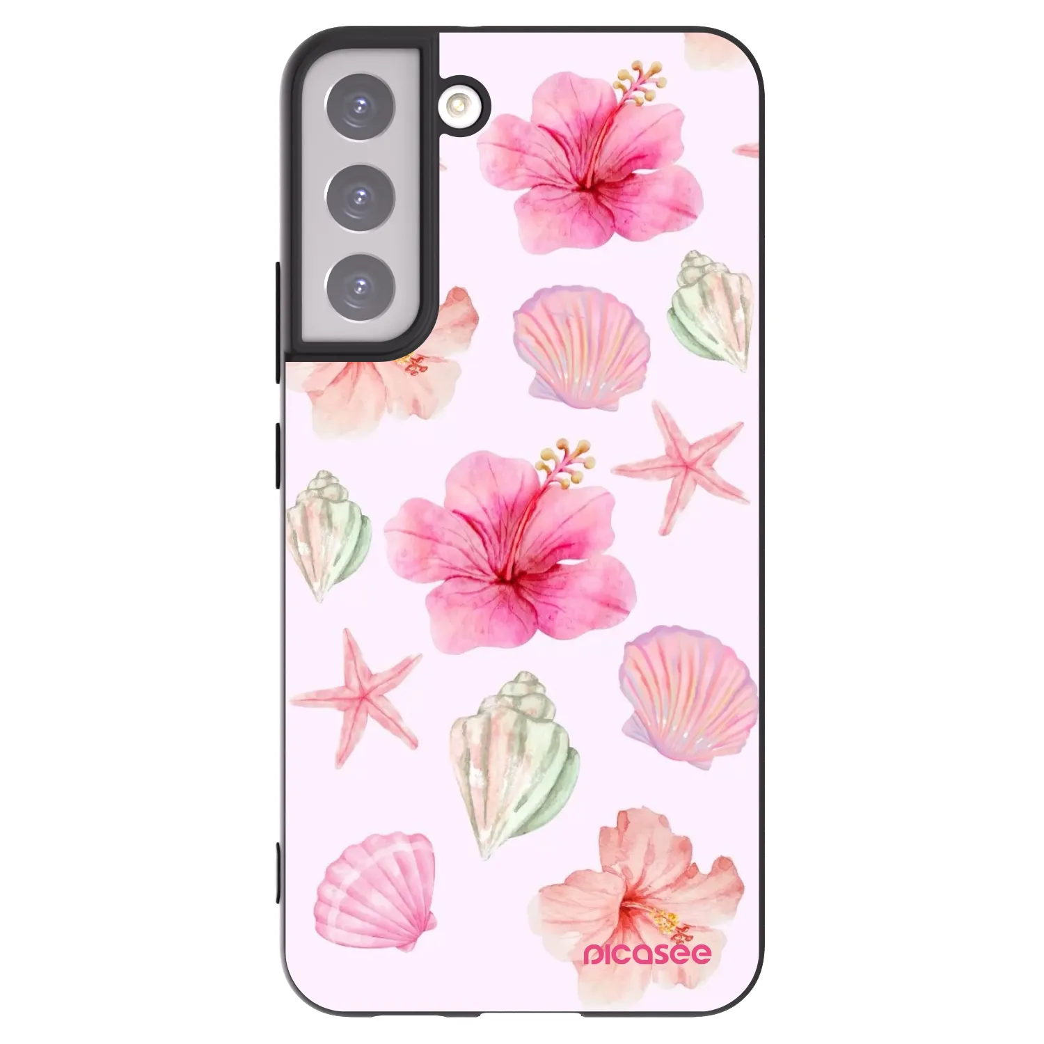 Picasee silikonski črni ovitek za Samsung Galaxy S22+ 5G - Blush Lagoon