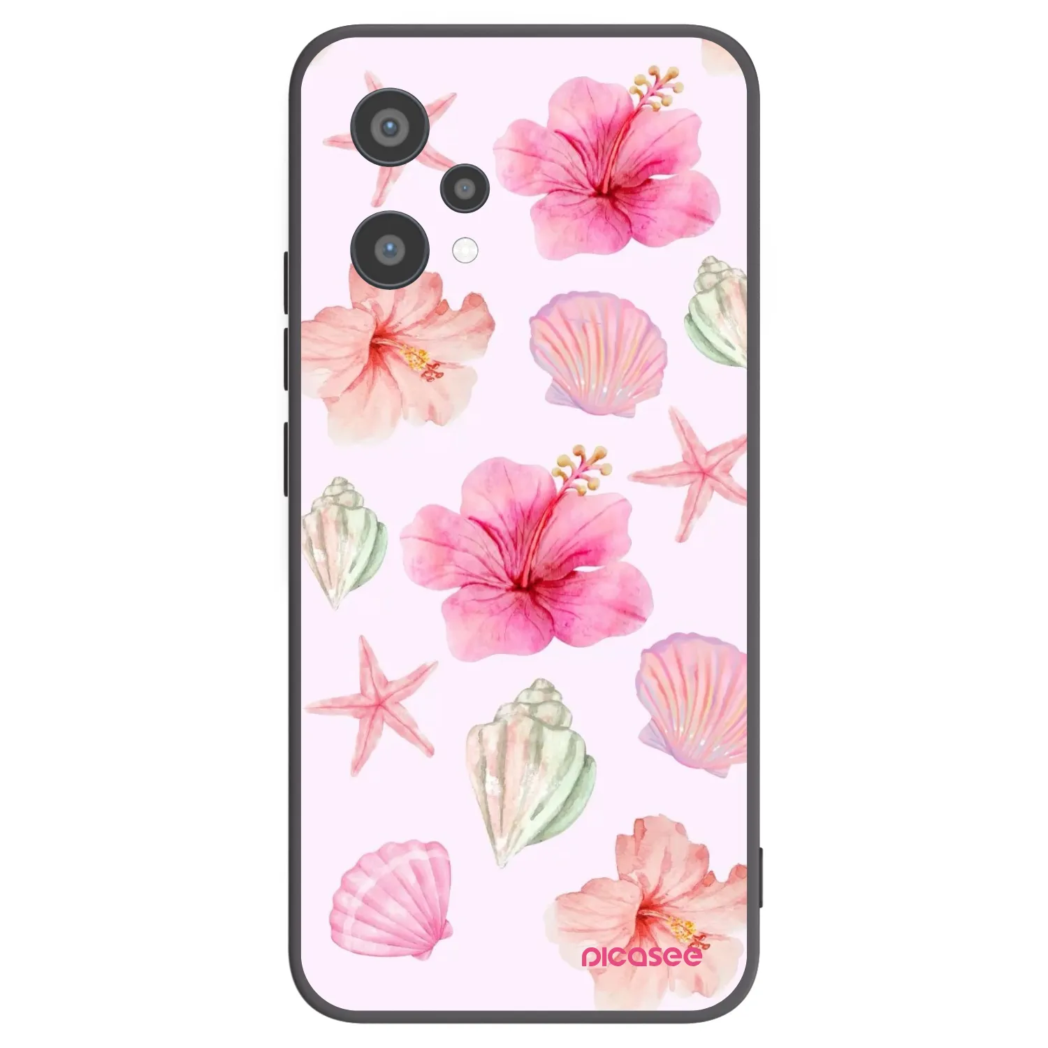 Picasee silikonski črni ovitek za Realme 9 Pro 5G - Blush Lagoon