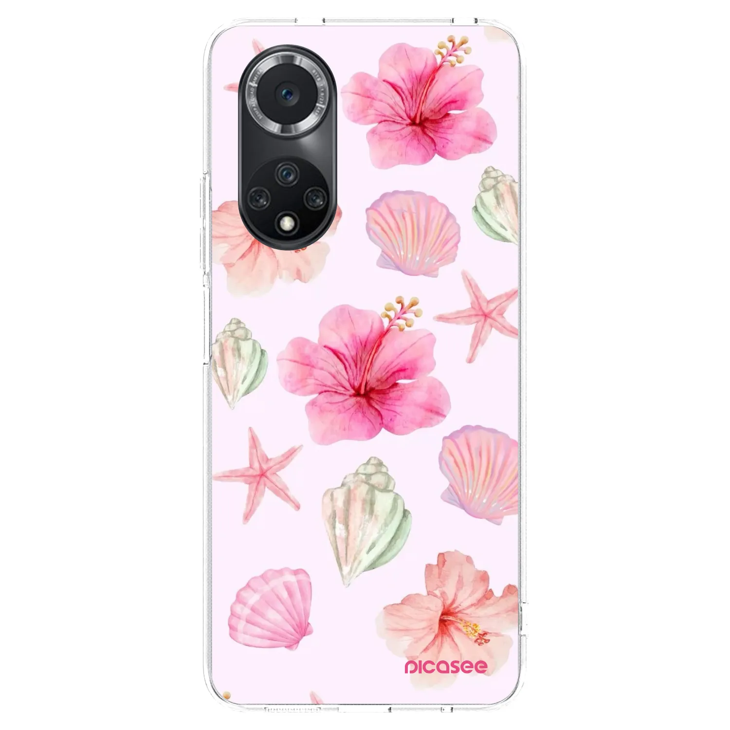 Picasee silikonski prozorni ovitek za Huawei Nova 9 SE - Blush Lagoon
