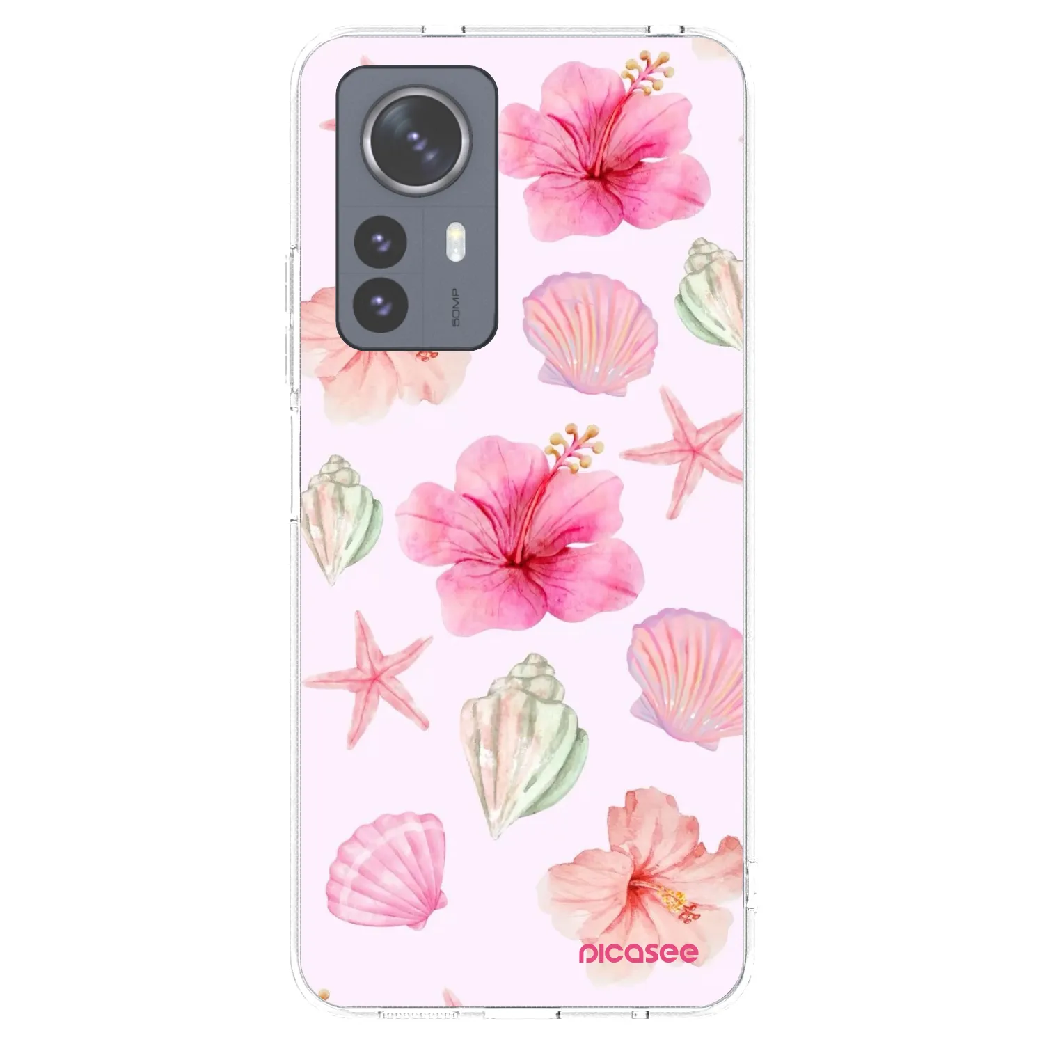 Picasee silikonski prozorni ovitek za Xiaomi 12 Pro - Blush Lagoon
