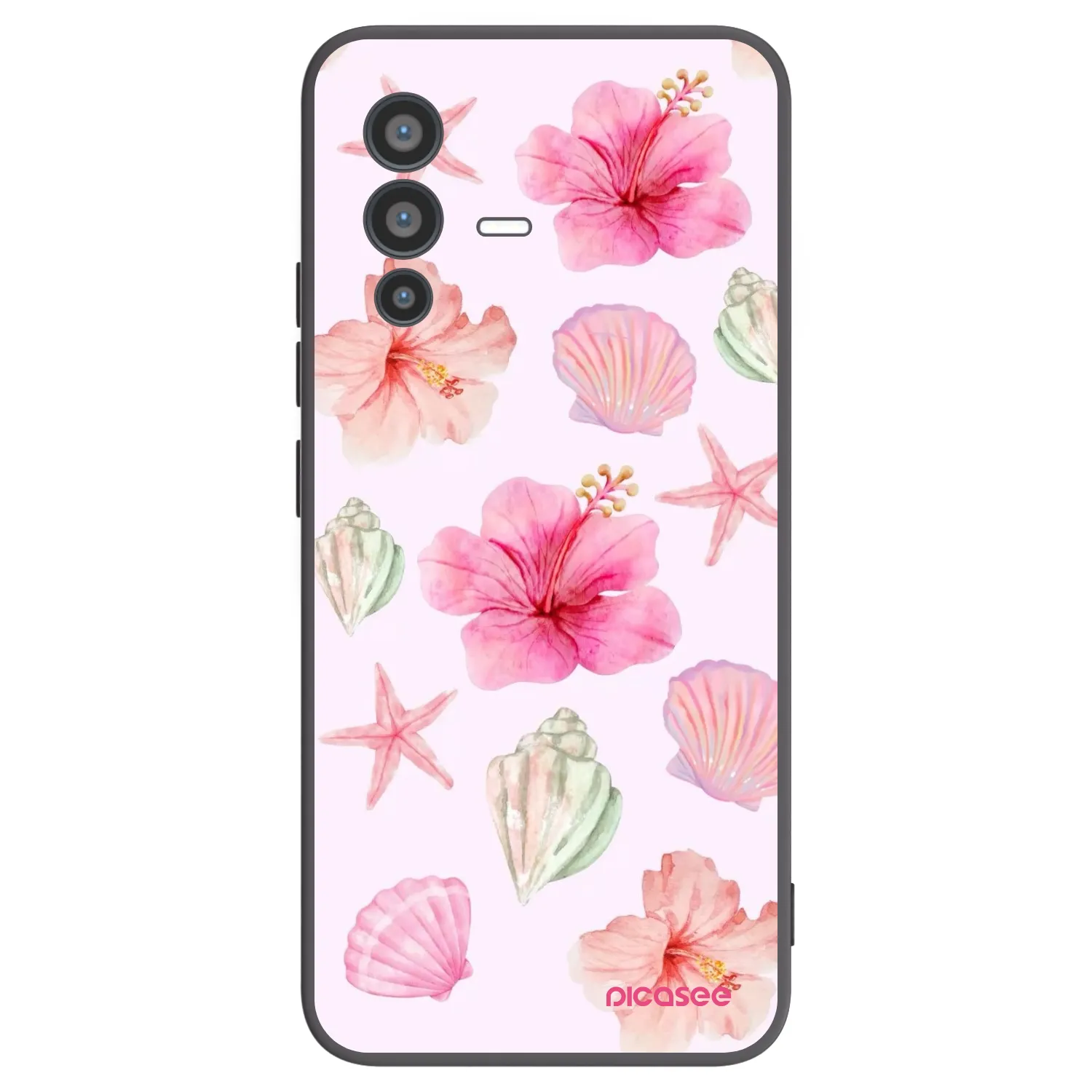 Picasee silikonski črni ovitek za Vivo V23 5G - Blush Lagoon