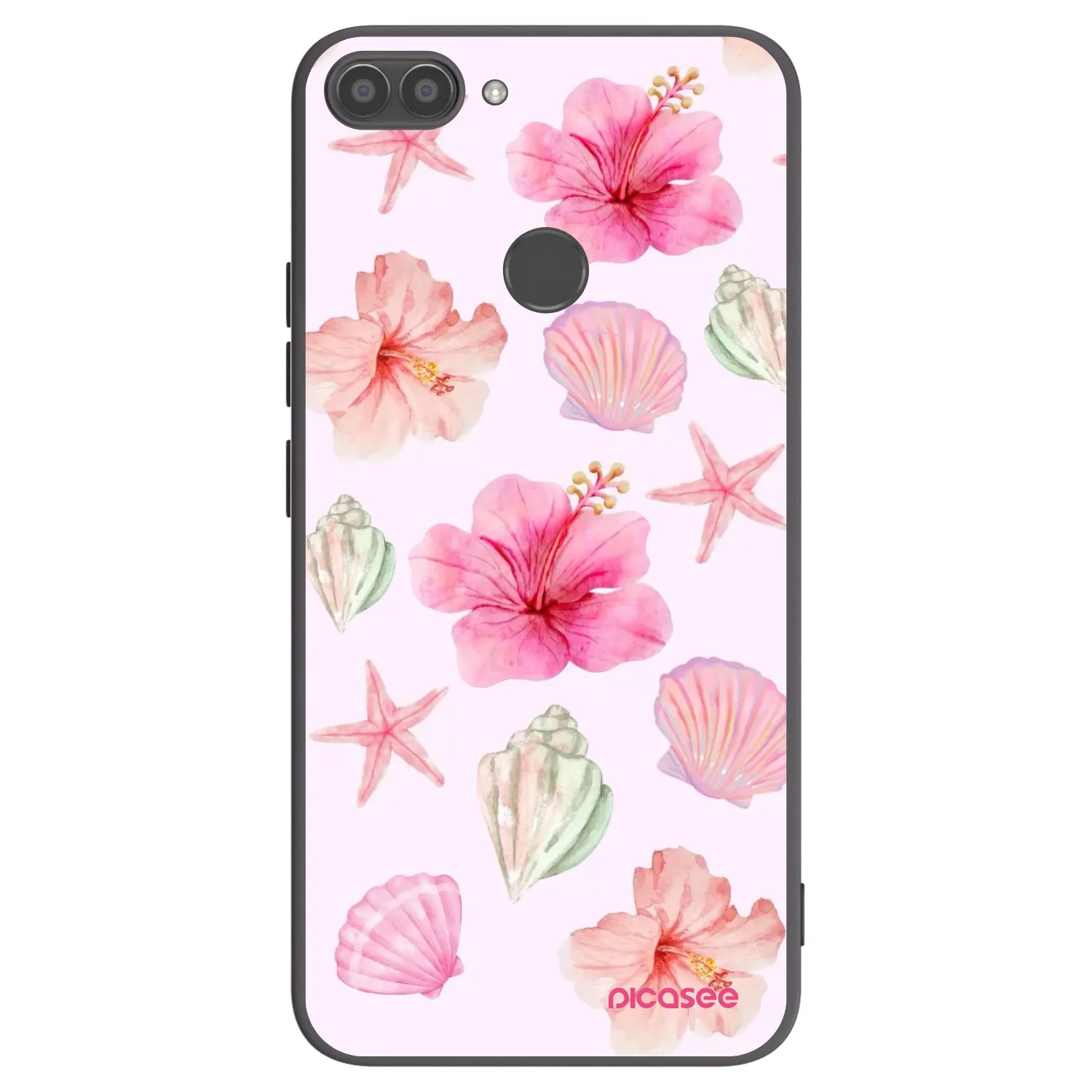 Picasee silikonski črni ovitek za Huawei P Smart - Blush Lagoon