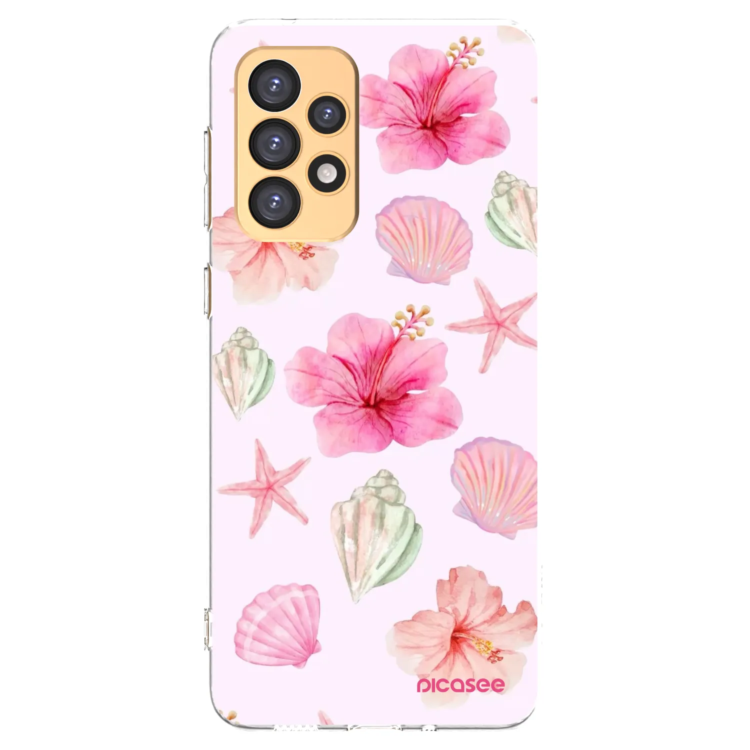 Picasee silikonski prozorni ovitek za Samsung Galaxy A33 5G A336 - Blush Lagoon