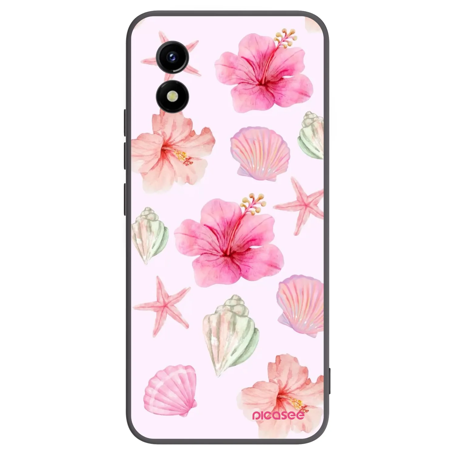 Picasee silikonski črni ovitek za Vivo Y01 - Blush Lagoon
