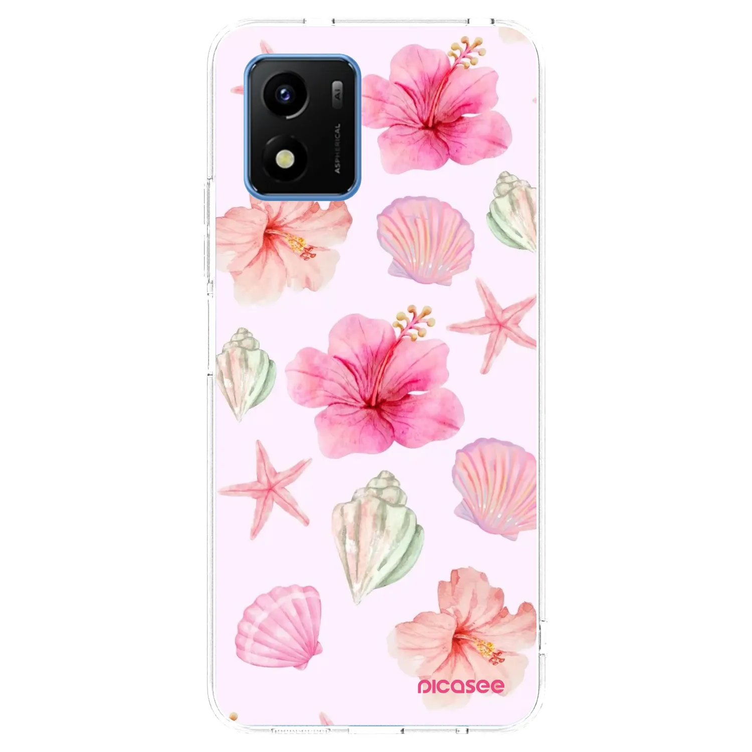 Picasee silikonski prozorni ovitek za Vivo Y01 - Blush Lagoon