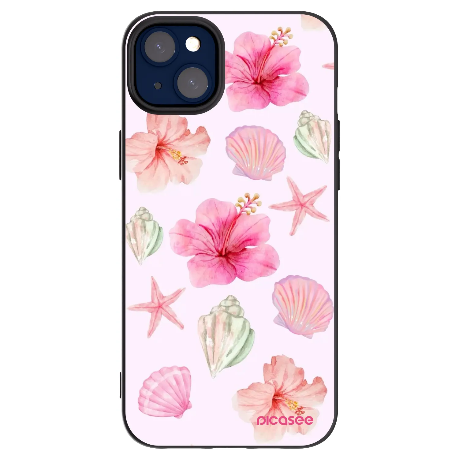 Picasee silikonski črni ovitek za Apple iPhone 14 Plus - Blush Lagoon