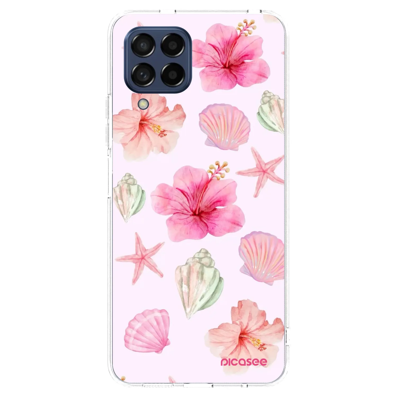 Picasee silikonski prozorni ovitek za Samsung Galaxy M53 5G - Blush Lagoon