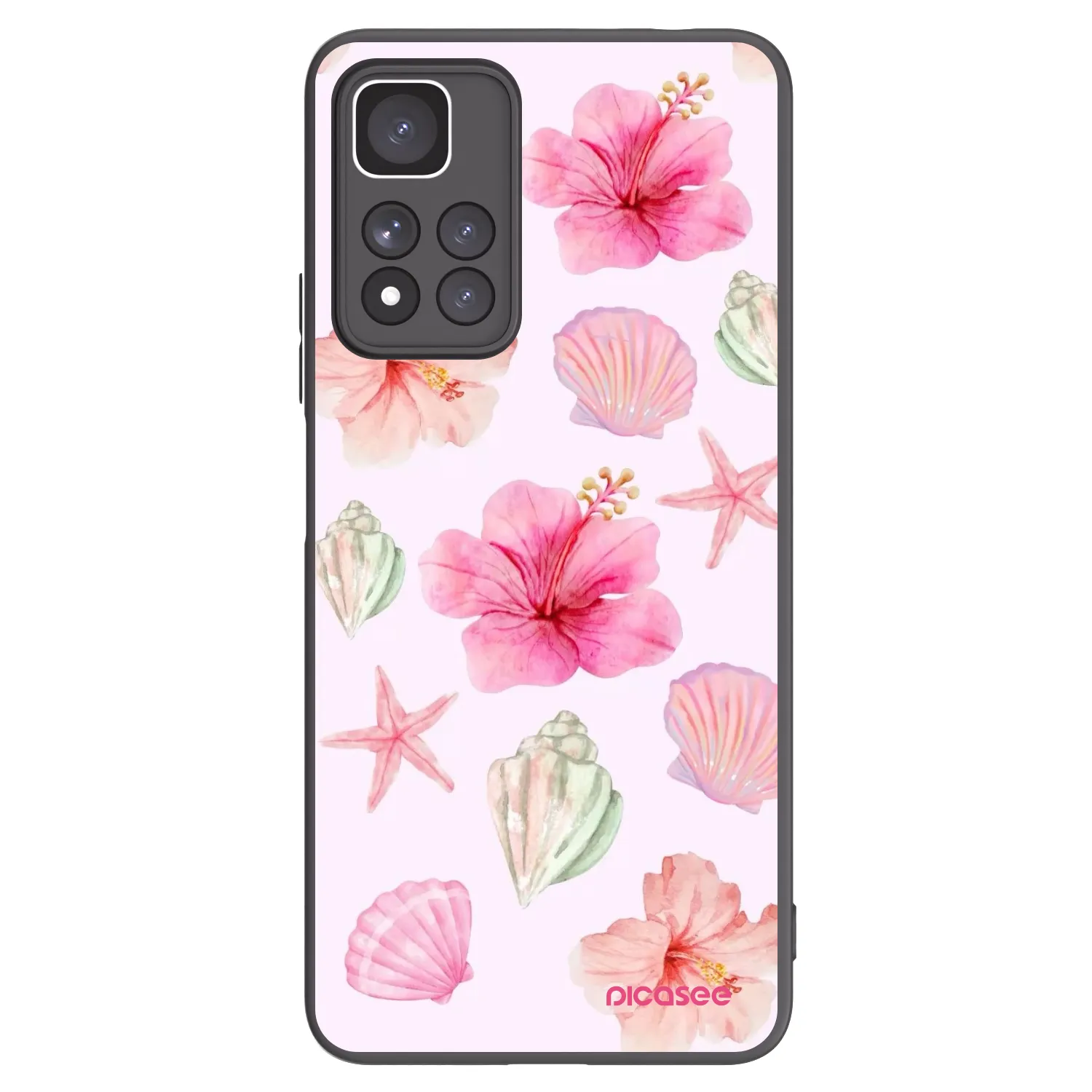 Picasee silikonski črni ovitek za Xiaomi Redmi Note 11 Pro+ 5G - Blush Lagoon