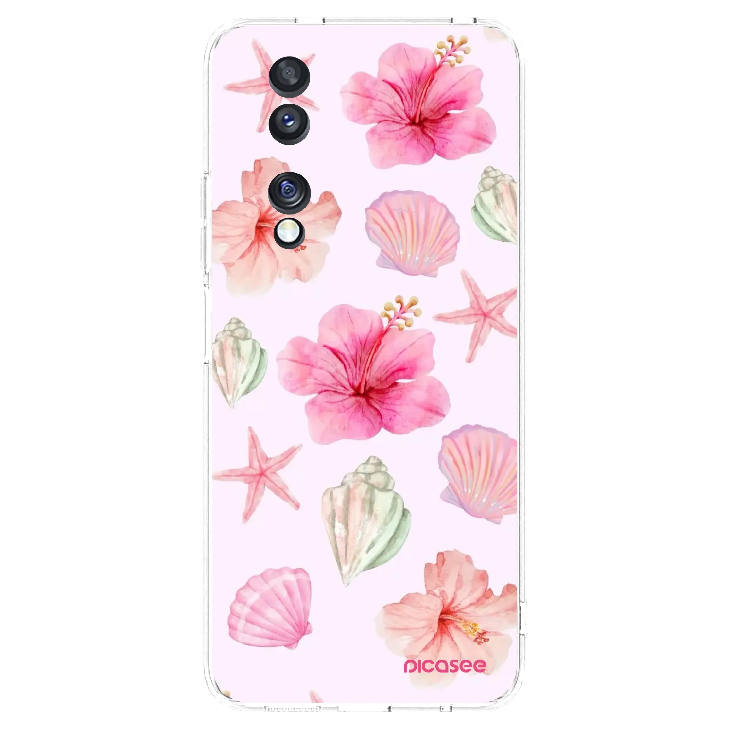 Picasee silikonski prozorni ovitek za Honor 70 - Blush Lagoon