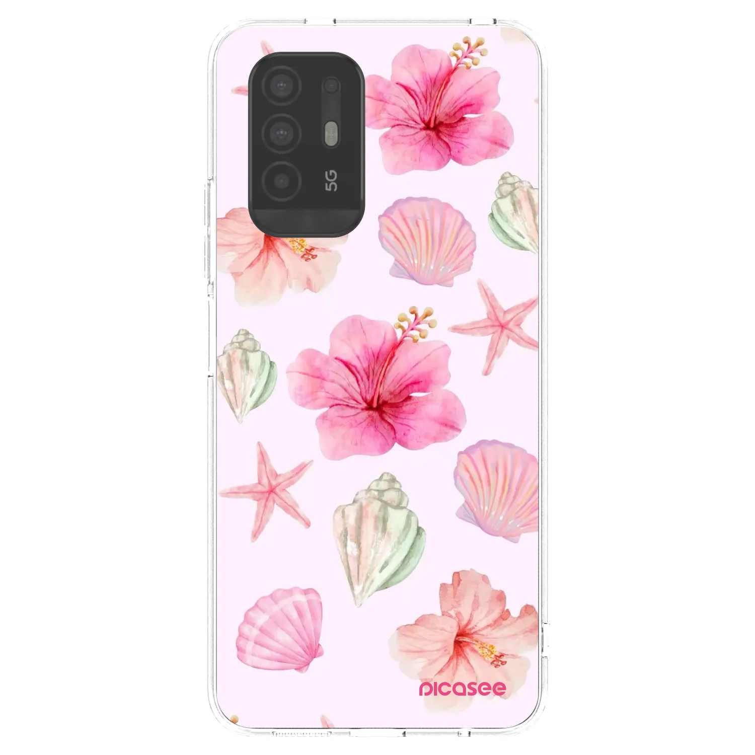 Picasee silikonski prozorni ovitek za OPPO A94 5G - Blush Lagoon