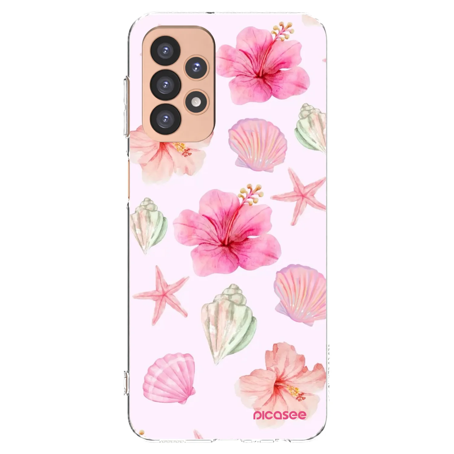 Picasee silikonski prozorni ovitek za Samsung Galaxy A23 A236B 5G - Blush Lagoon