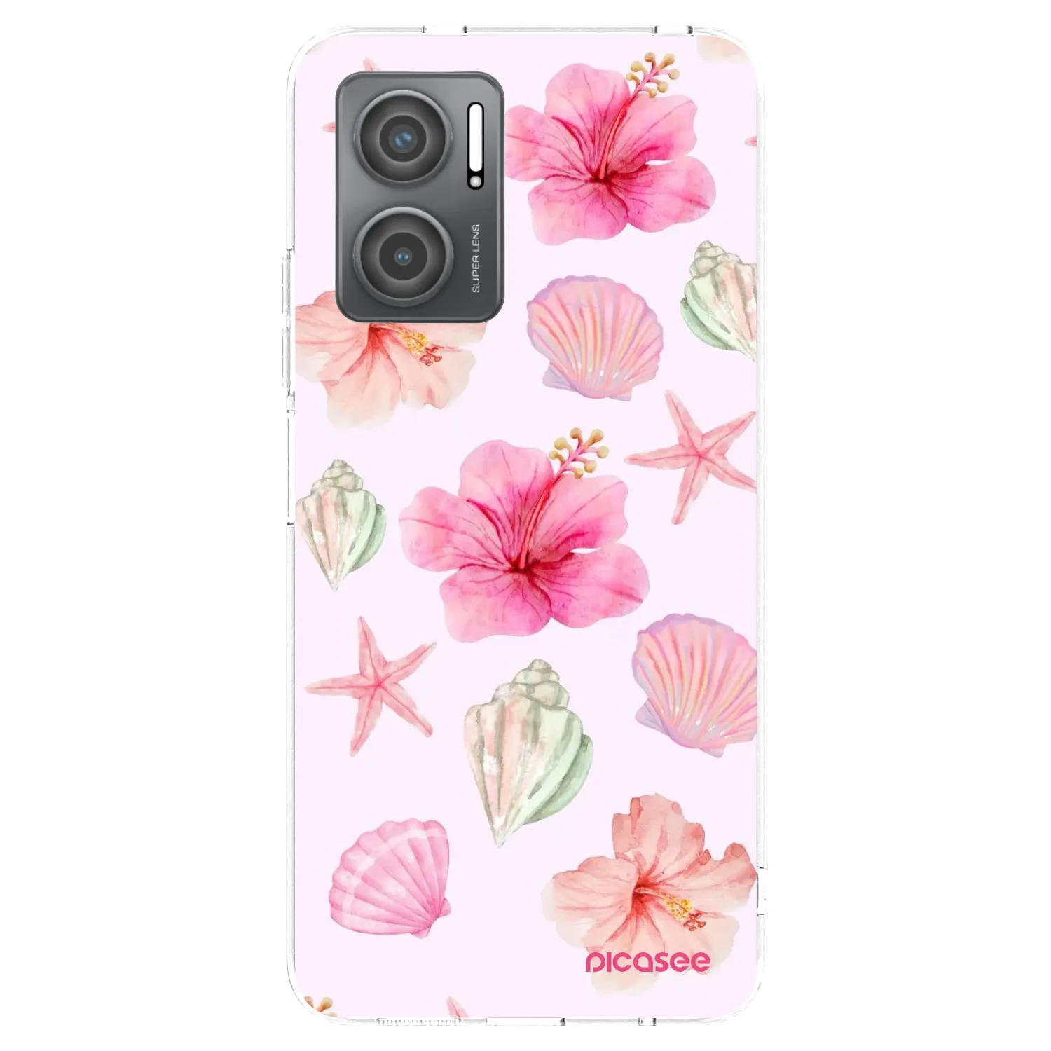 Picasee silikonski prozorni ovitek za Xiaomi Redmi 10 5G - Blush Lagoon