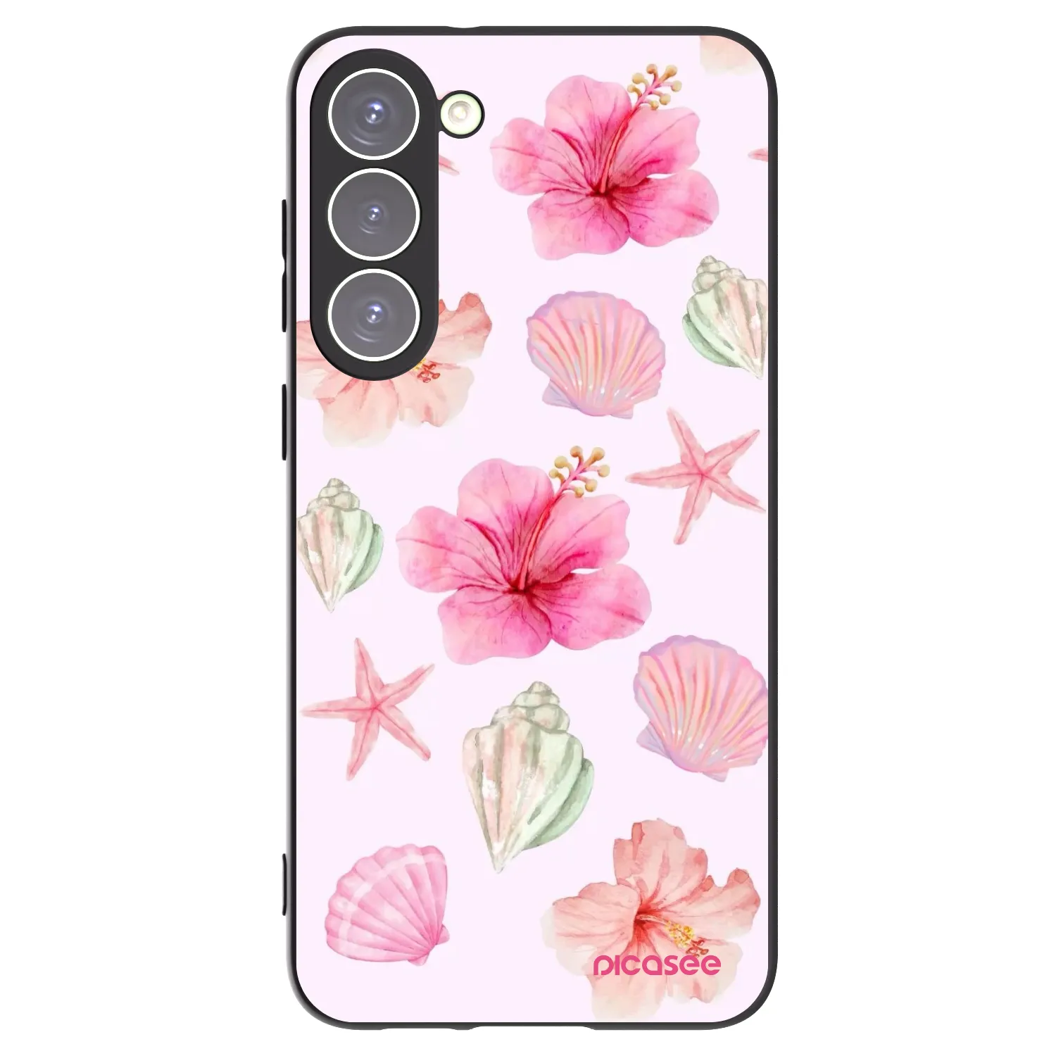 Picasee silikonski črni ovitek za Samsung Galaxy S23+ 5G - Blush Lagoon