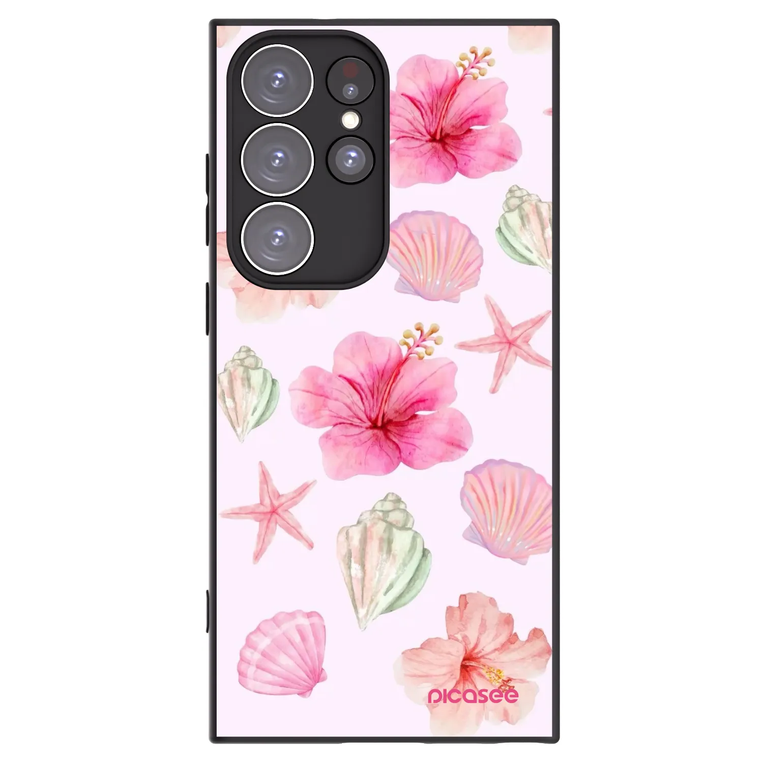Picasee silikonski črni ovitek za Samsung Galaxy S23 Ultra 5G - Blush Lagoon