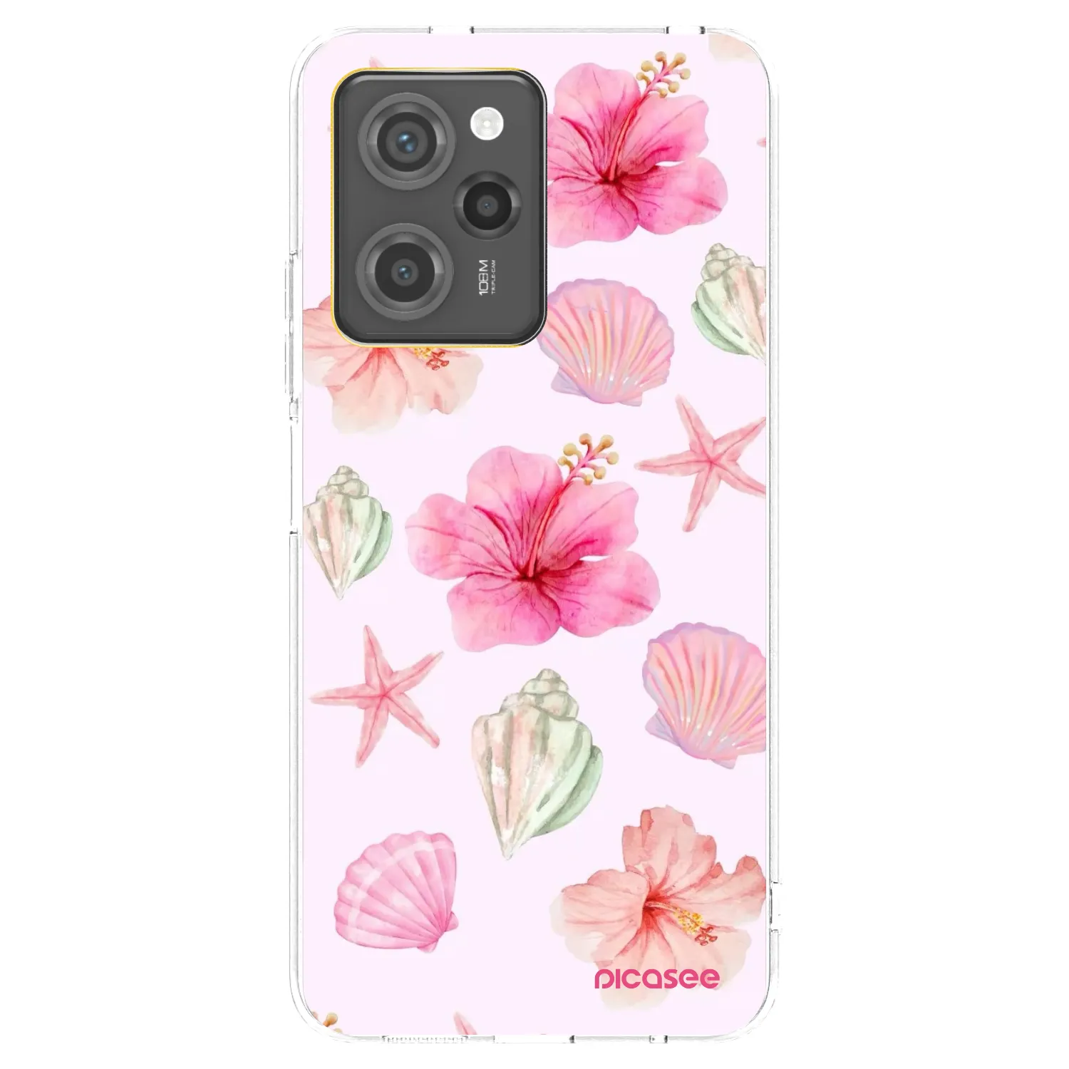 Picasee silikonski prozorni ovitek za Xiaomi Poco X5 Pro - Blush Lagoon