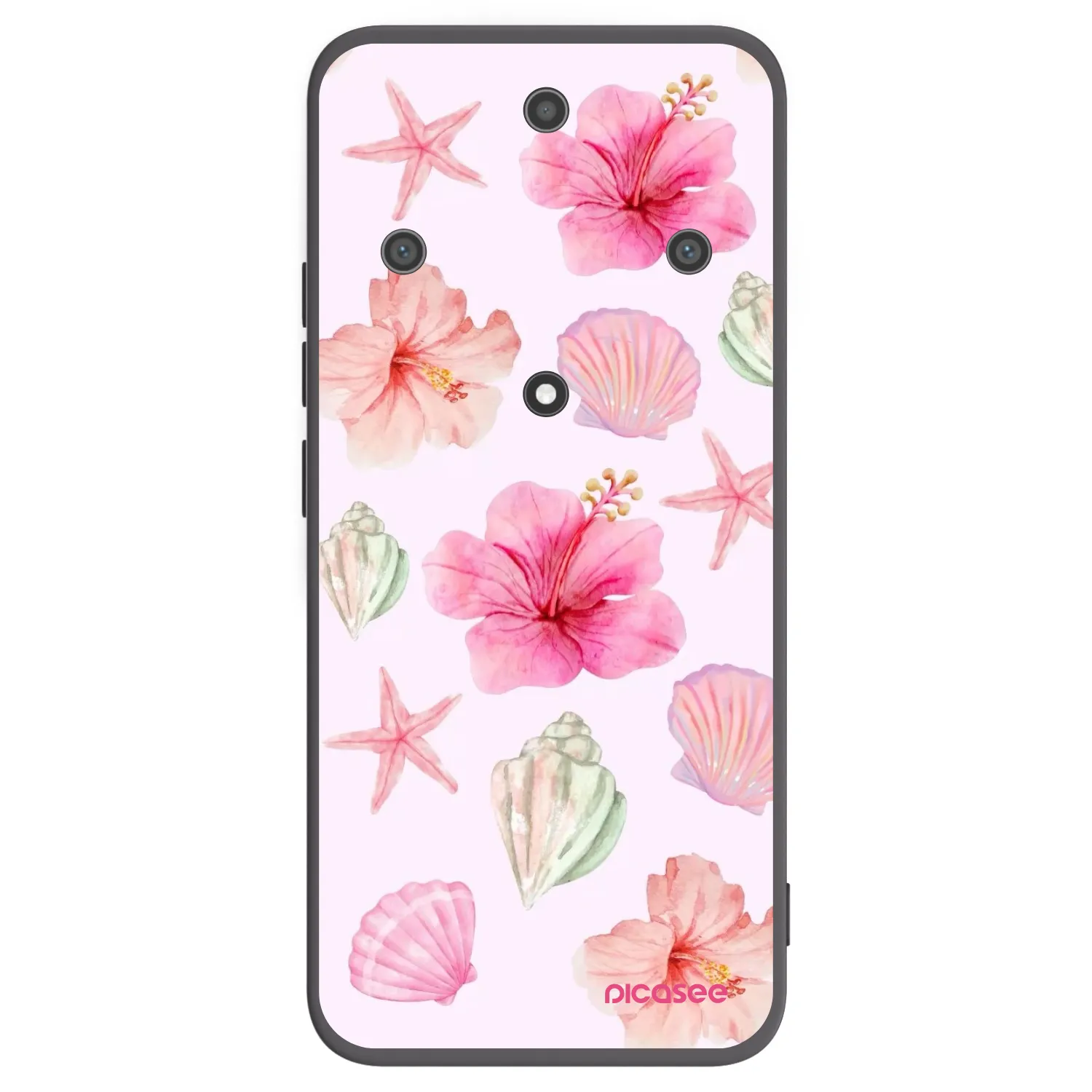 Picasee silikonski črni ovitek za Honor Magic5 Lite 5G - Blush Lagoon