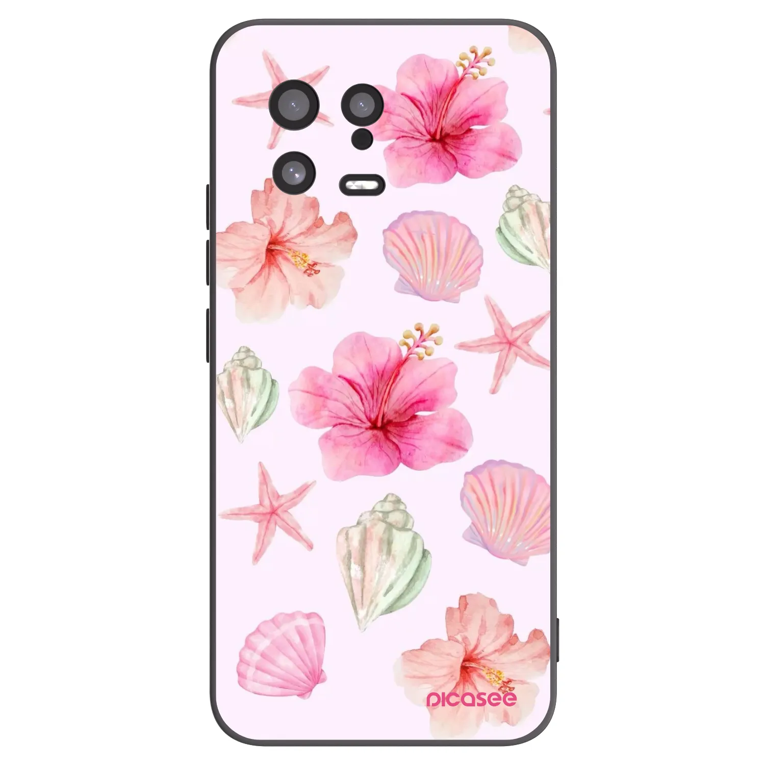 Picasee silikonski črni ovitek za Xiaomi 13 - Blush Lagoon