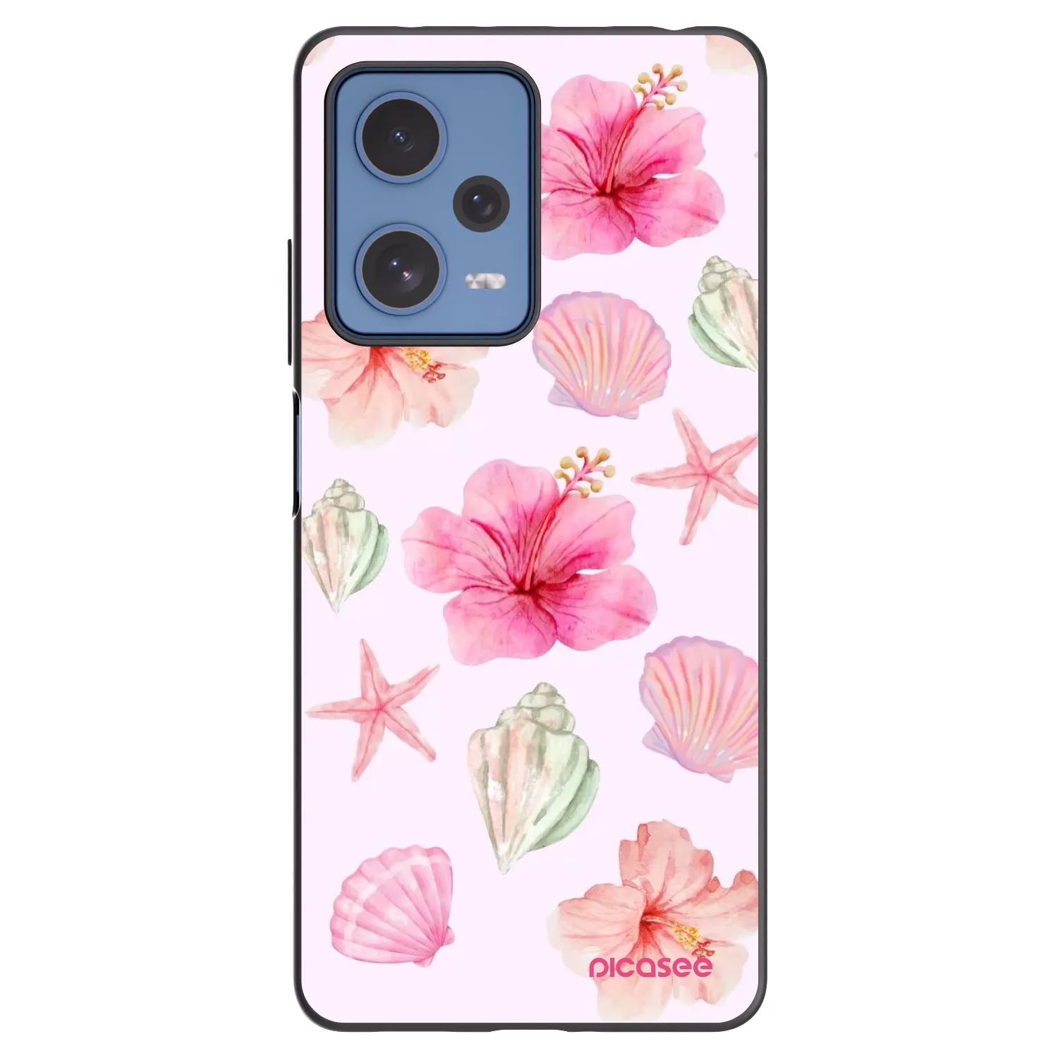 Picasee silikonski črni ovitek za Xiaomi Redmi Note 12 Pro 5G - Blush Lagoon