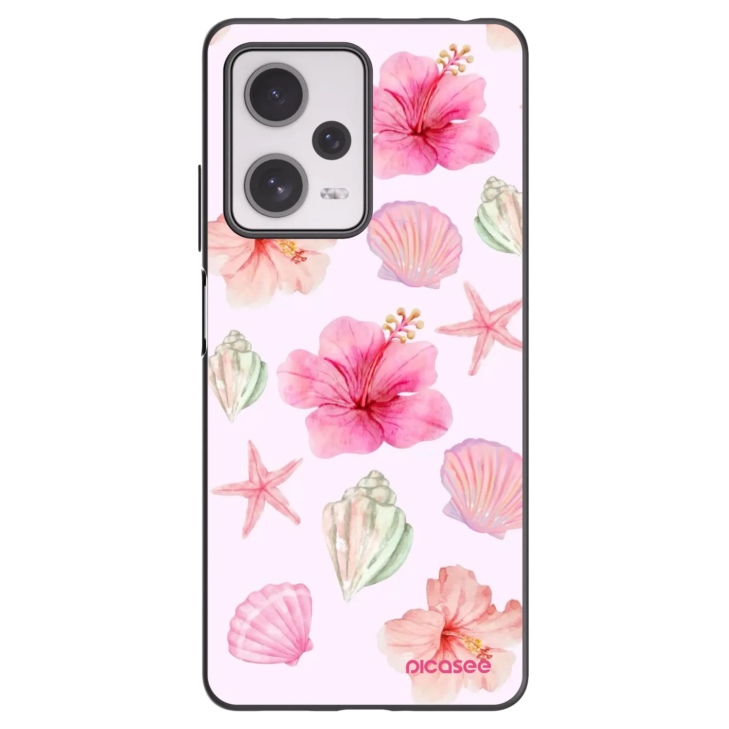 Picasee silikonski črni ovitek za Xiaomi Redmi Note 12 Pro+ 5G - Blush Lagoon
