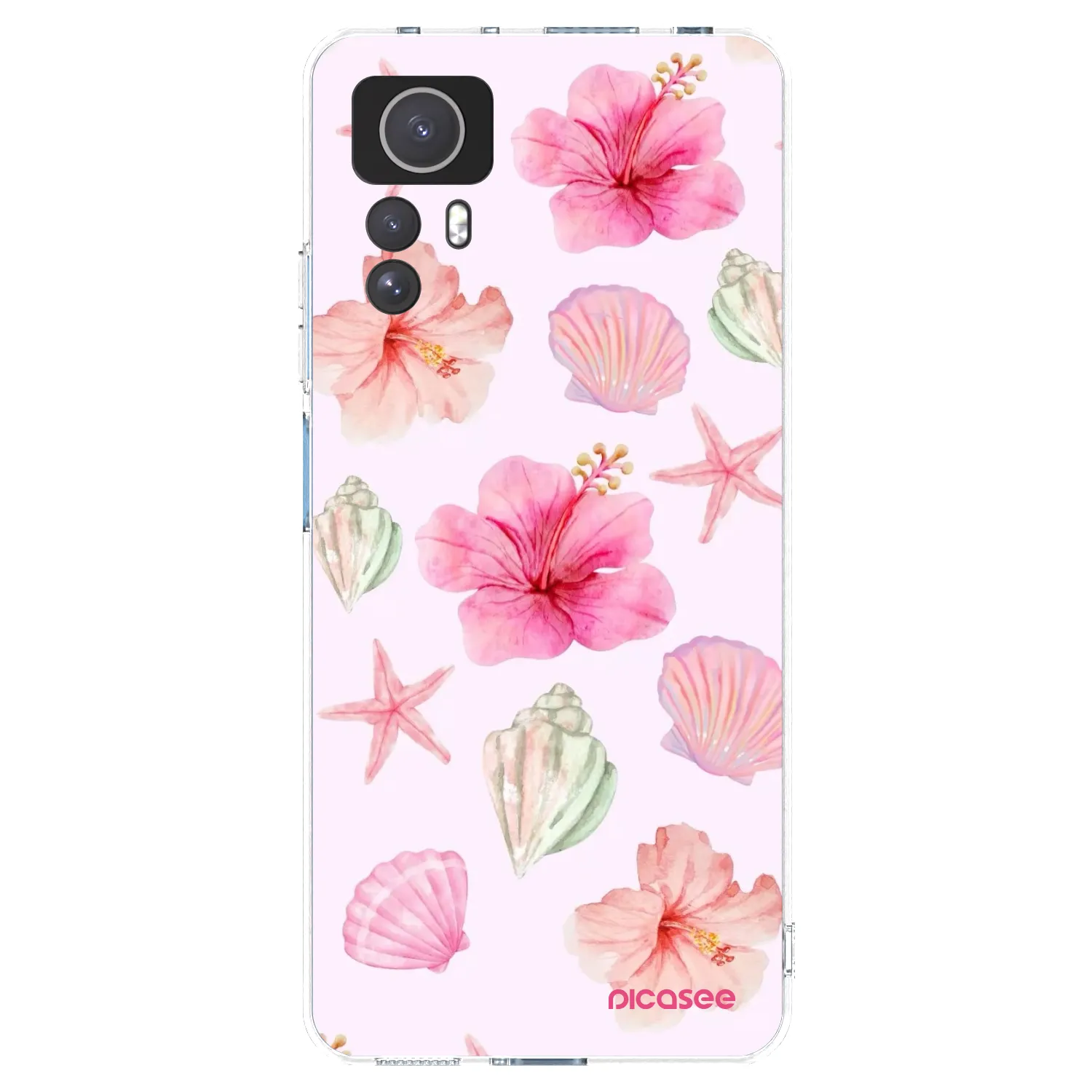 Picasee silikonski prozorni ovitek za Xiaomi Redmi Note 12S - Blush Lagoon