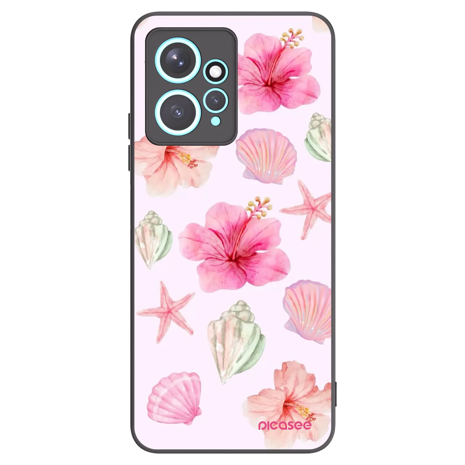 Picasee silikonski črni ovitek za Xiaomi Redmi Note 12 4G - Blush Lagoon