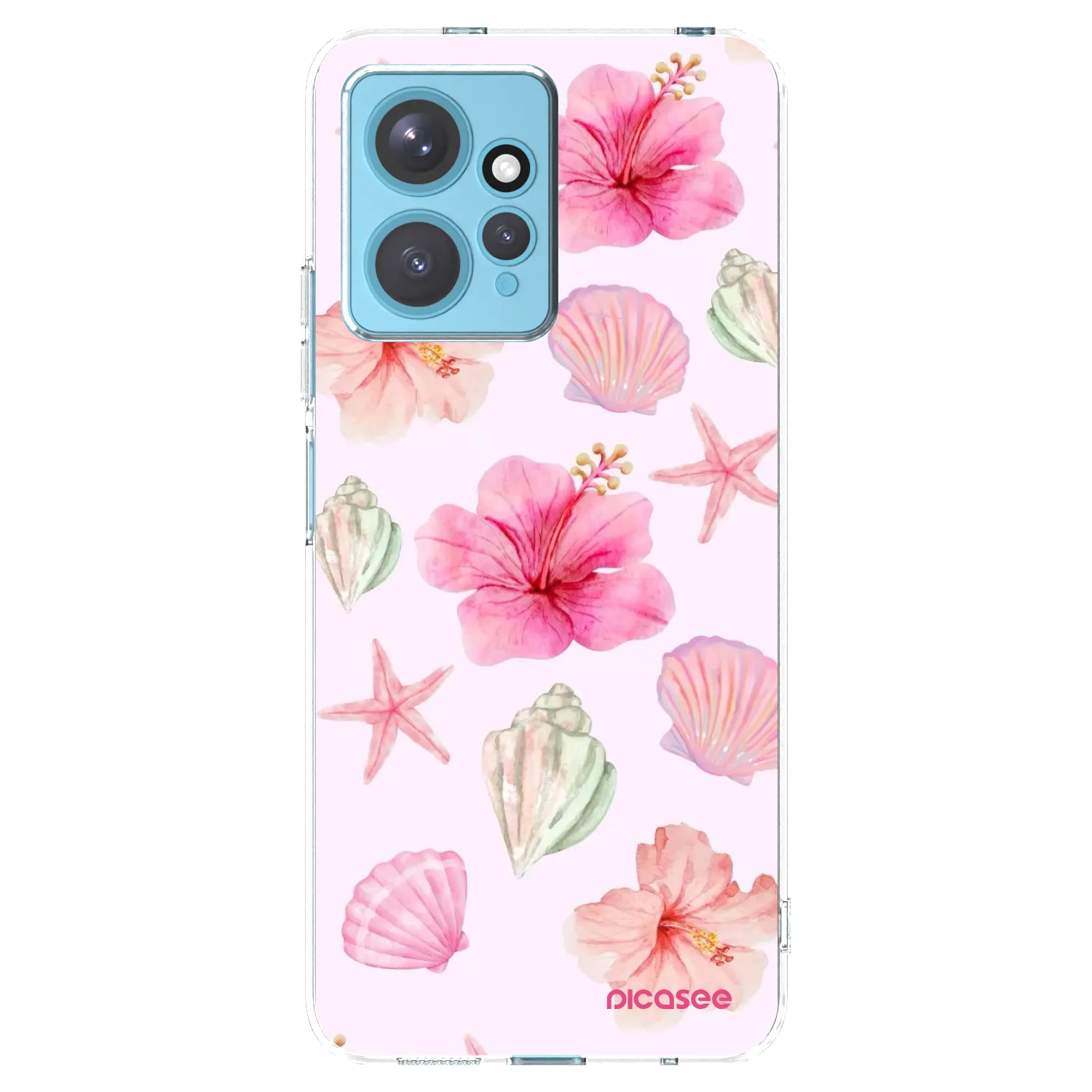 Picasee silikonski prozorni ovitek za Xiaomi Redmi Note 12 4G - Blush Lagoon