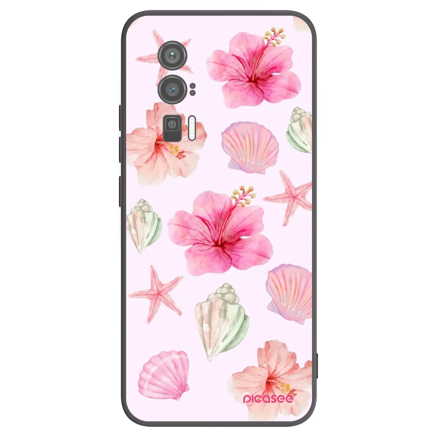 Picasee silikonski črni ovitek za Xiaomi Poco F5 Pro 5G - Blush Lagoon