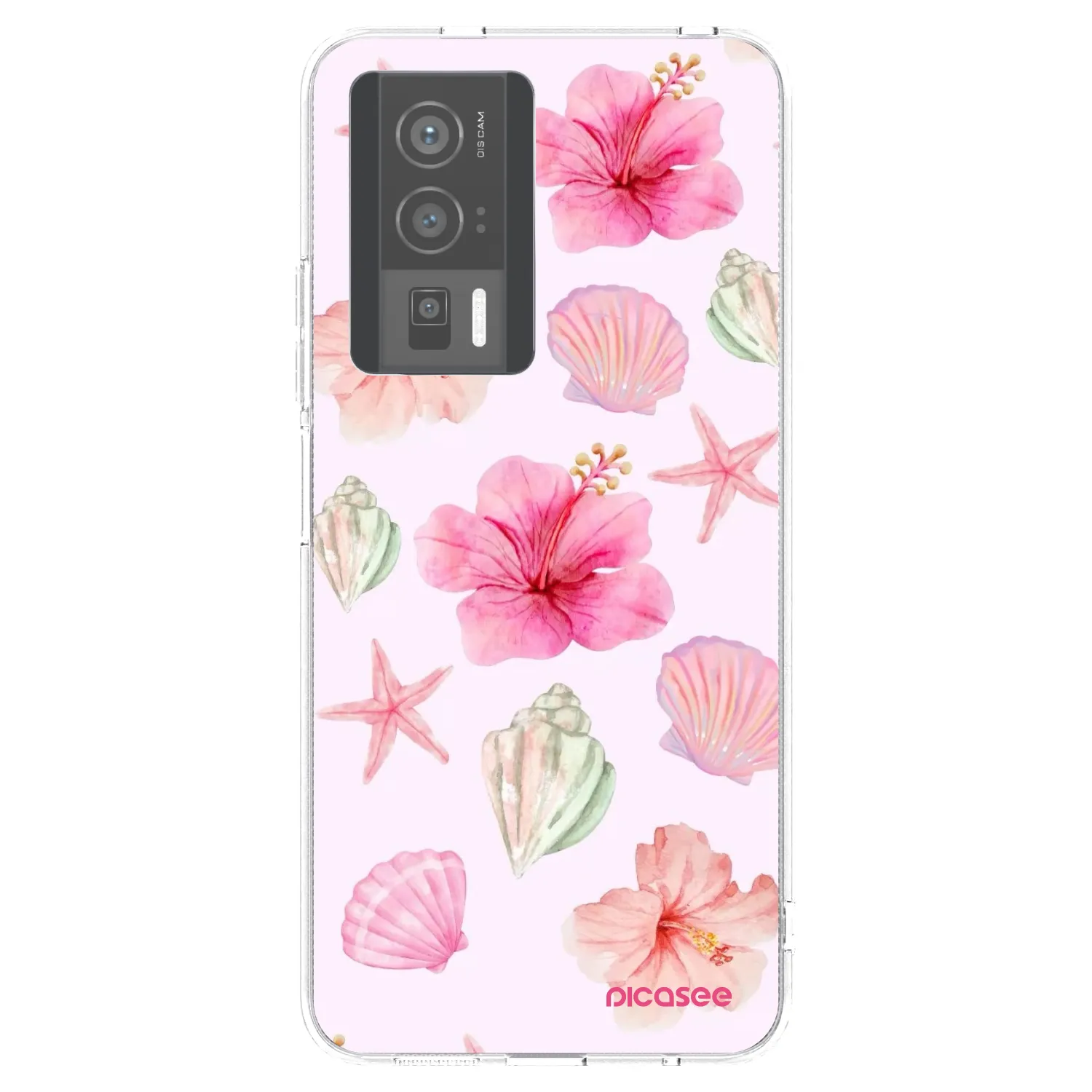 Picasee silikonski prozorni ovitek za Xiaomi Poco F5 Pro 5G - Blush Lagoon