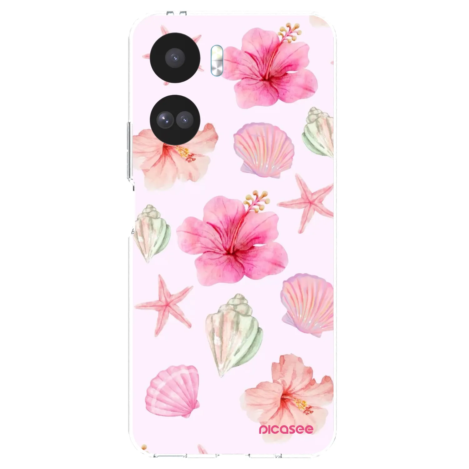 Picasee silikonski prozorni ovitek za Honor 90 Lite 5G - Blush Lagoon