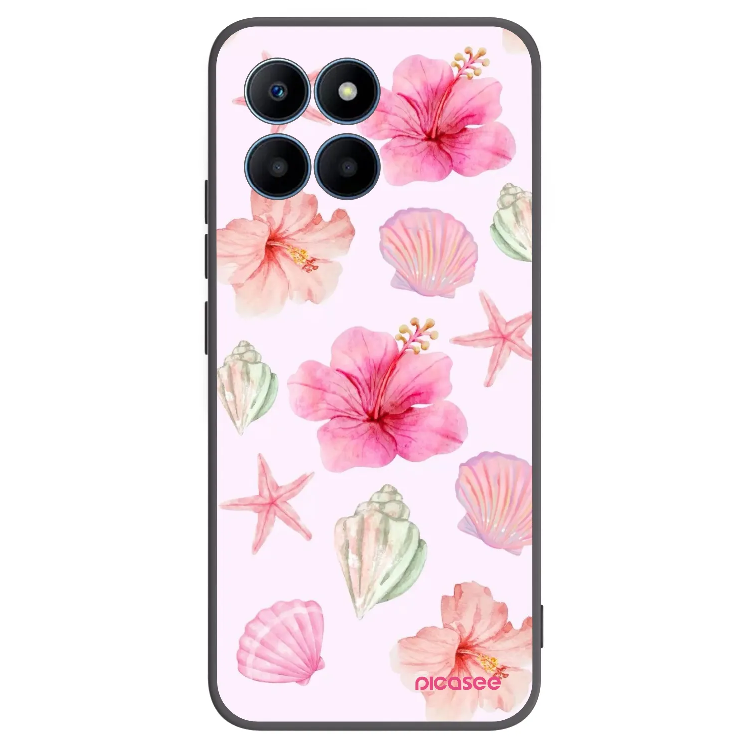 Picasee silikonski črni ovitek za Honor 70 Lite - Blush Lagoon