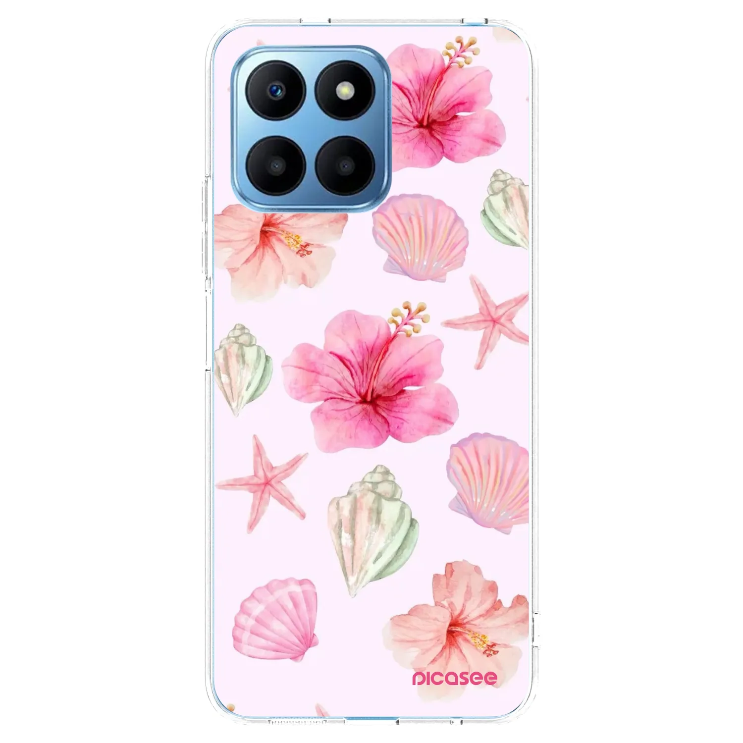 Picasee silikonski prozorni ovitek za Honor 70 Lite - Blush Lagoon