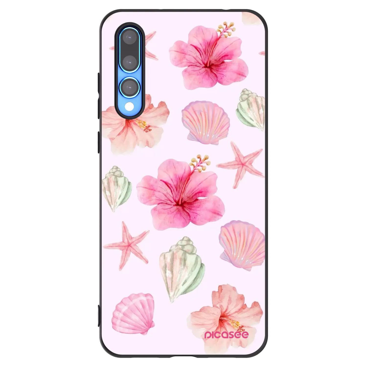 Picasee silikonski črni ovitek za Huawei P20 Pro - Blush Lagoon