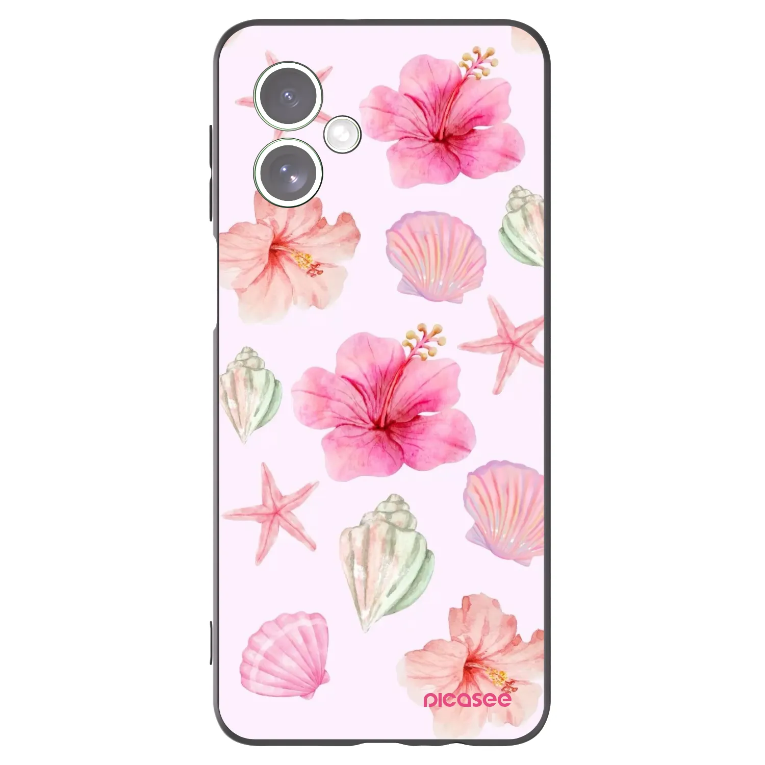 Picasee silikonski črni ovitek za Motorola Moto G54 5G - Blush Lagoon