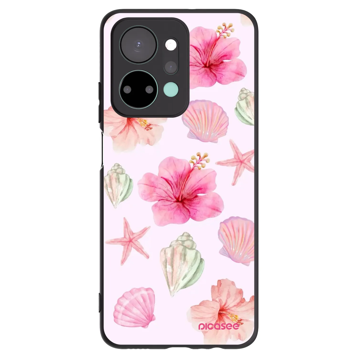 Picasee silikonski črni ovitek za Honor X7a - Blush Lagoon